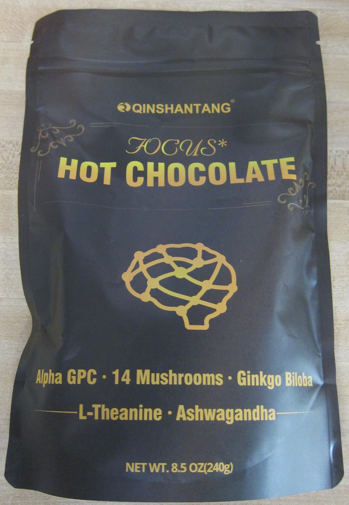 Mushroom Hot Chocolate | 14 Mushroom Blend with Adaptogens, Alpha GPC, Ginkgo Biloba & L-Theanine | Focus, Calm & Immune Support | Cacao Powder | Vegan, Keto, Gluten-Free | 8.5 Oz customer photo 1