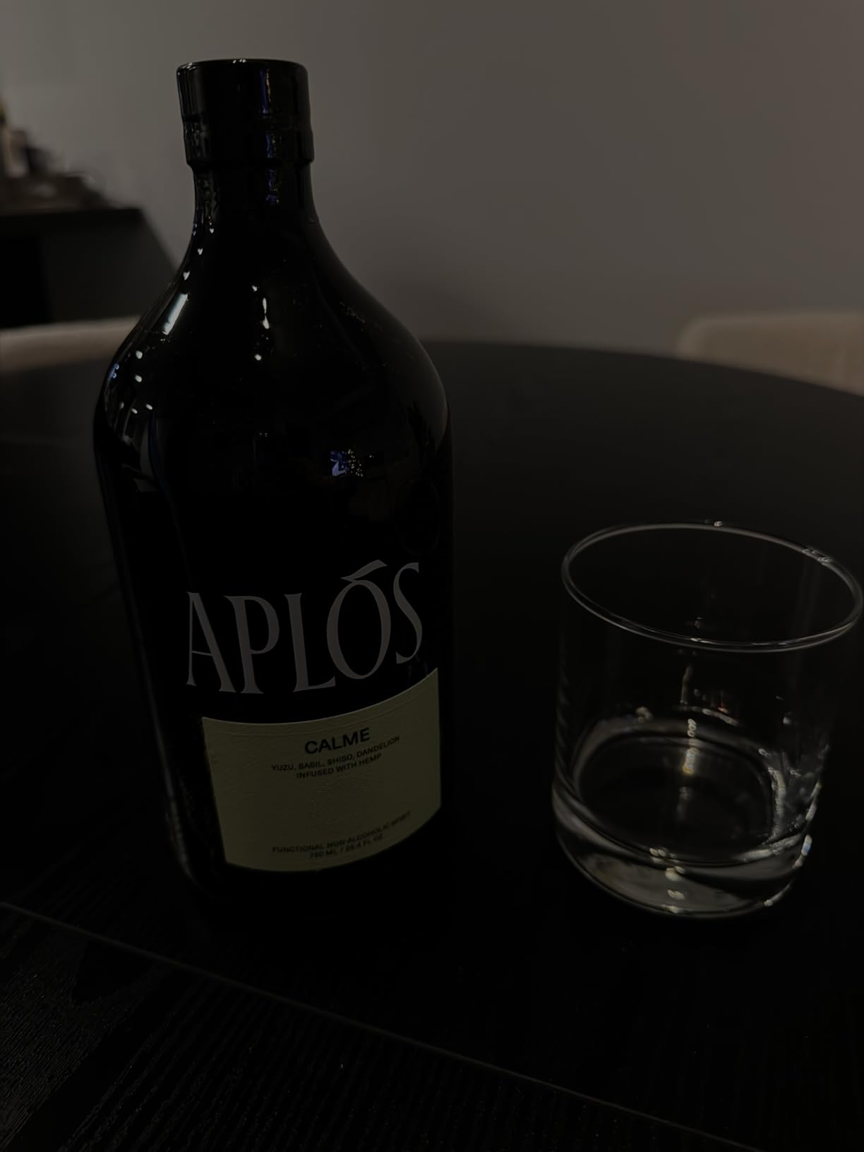 Aplos Calme Non Alcoholic Drink - Botanical Infused Calming Beverage Formulated to Relax and Unwind, Zero Sugar Beverage - 750ml customer photo 2
