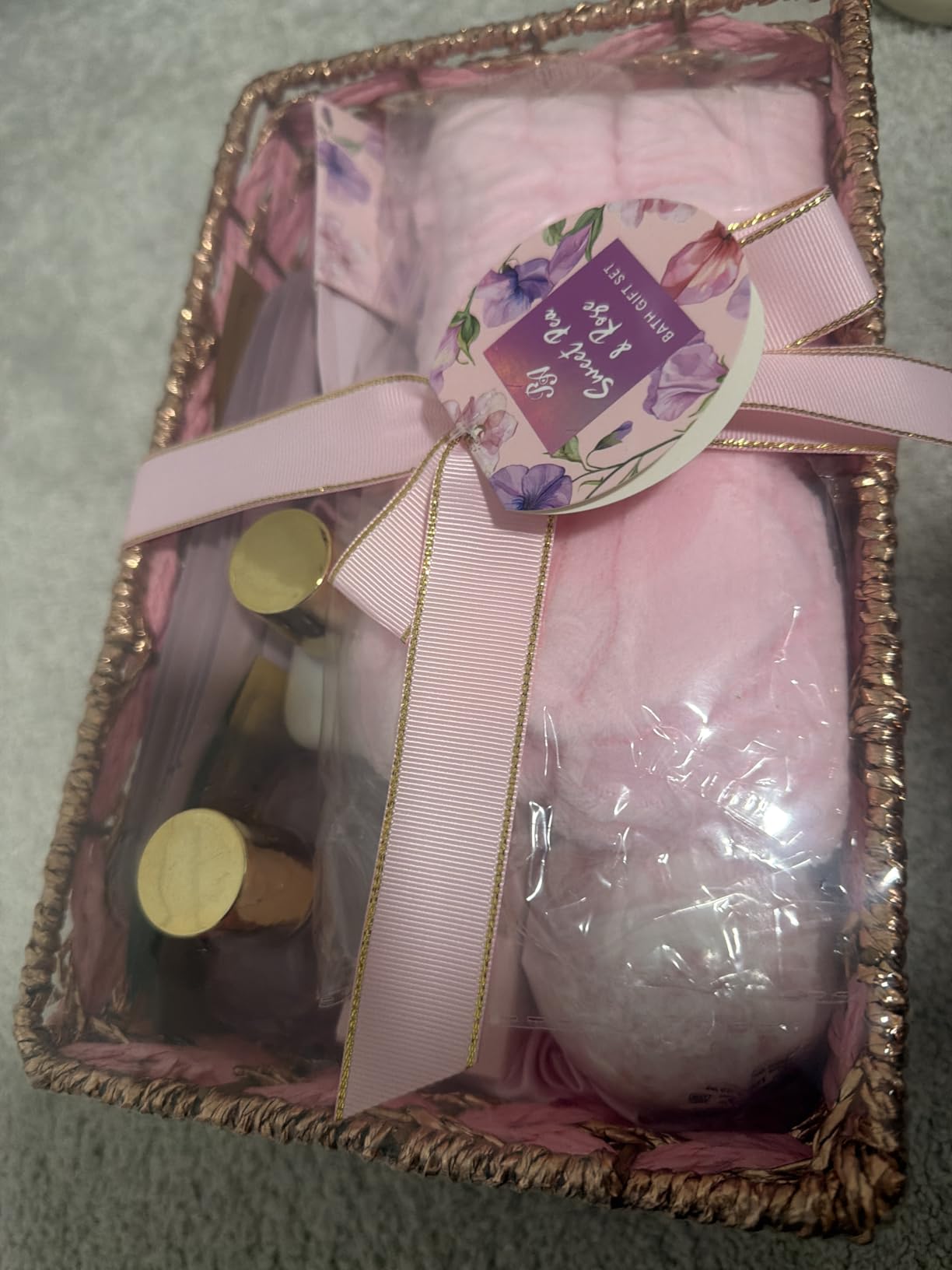 35 Pcs Coconut Vanilla Spa Gift Basket for Women & Men, Face Skin Care Set, Bath & Body Set, Self Care Pamper Kit, Diffuser, Bath Bomb, Birthday, Christmas, Valentines, Mother Day, Anniversary customer photo 2