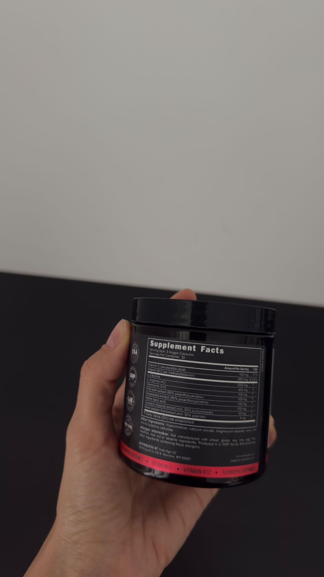 Peak Flow 10-in-1 Nitric Oxide Supplement for Men & Women - L Citrulline, L Arginine & CoQ10 - Healthy Circulation, Heart Health & Stimulant-Free Energy - 90 Capsules customer photo 2