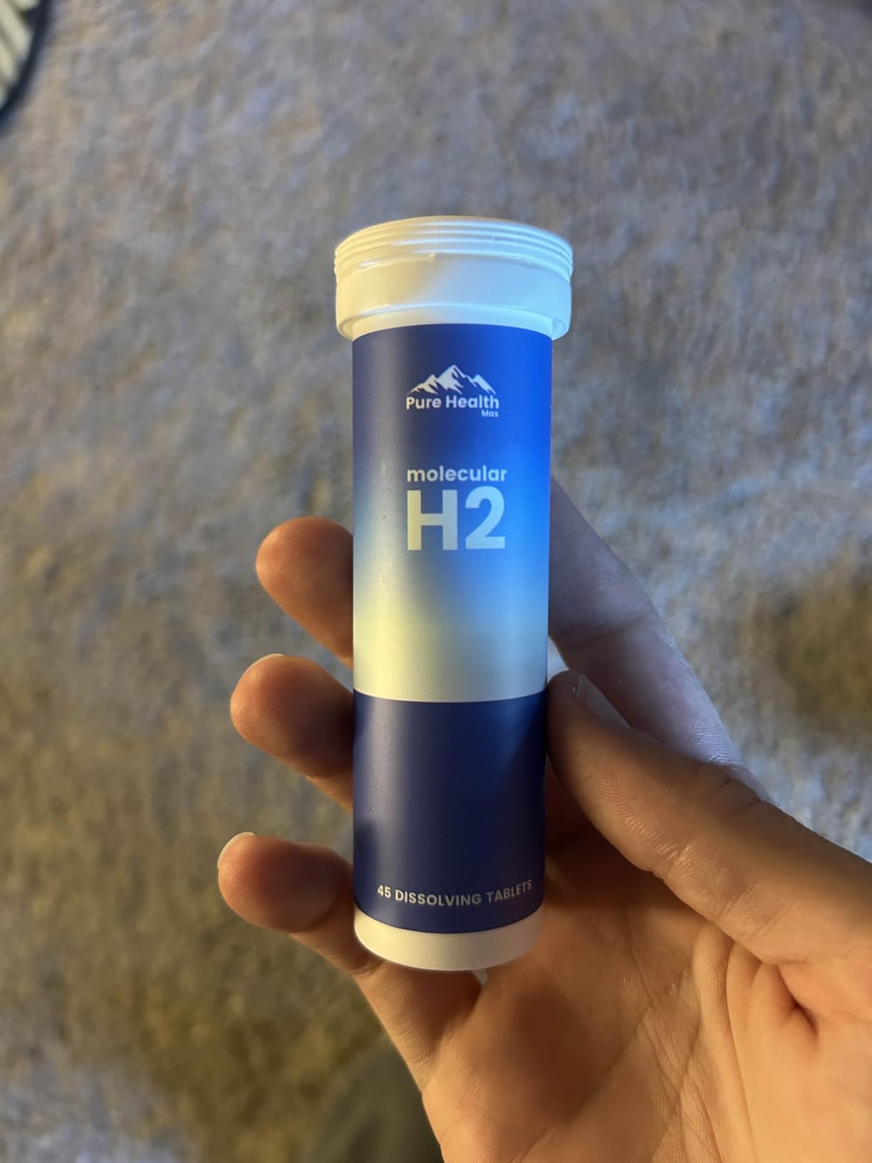 PHM Hydrogen Water Tubes, Tablets for Drinking Water - H2 Molecular Tabs | Magnesium Pills, Electrolytes Hydration Supplement to Support Healthy Aging & Energy Boost | 90 Tablets, 3 Months Supply customer photo 2