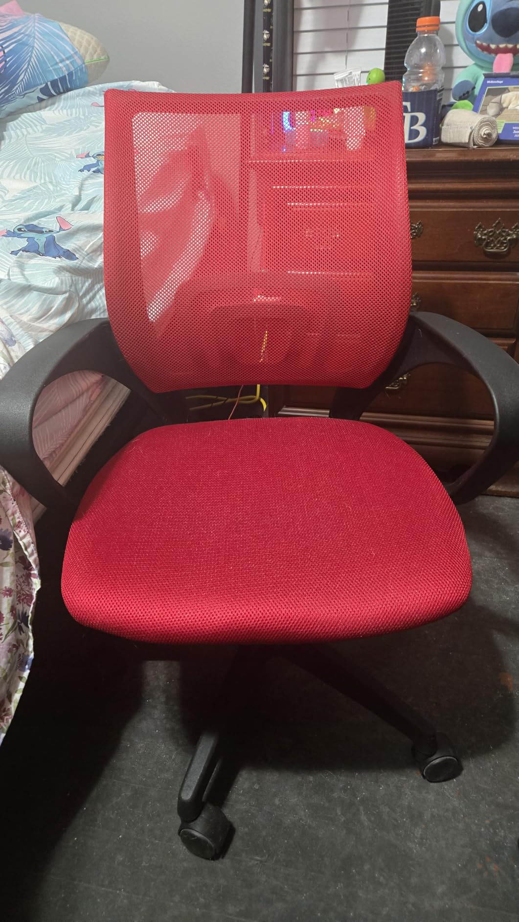 BestOffice Ergonomic Office Chair, Mid-Back Swivel Desk Chair, Breathable Backrest & Lumbar Support, Adjustable Height, Sponge Seat, Rolling Wheels customer photo 2