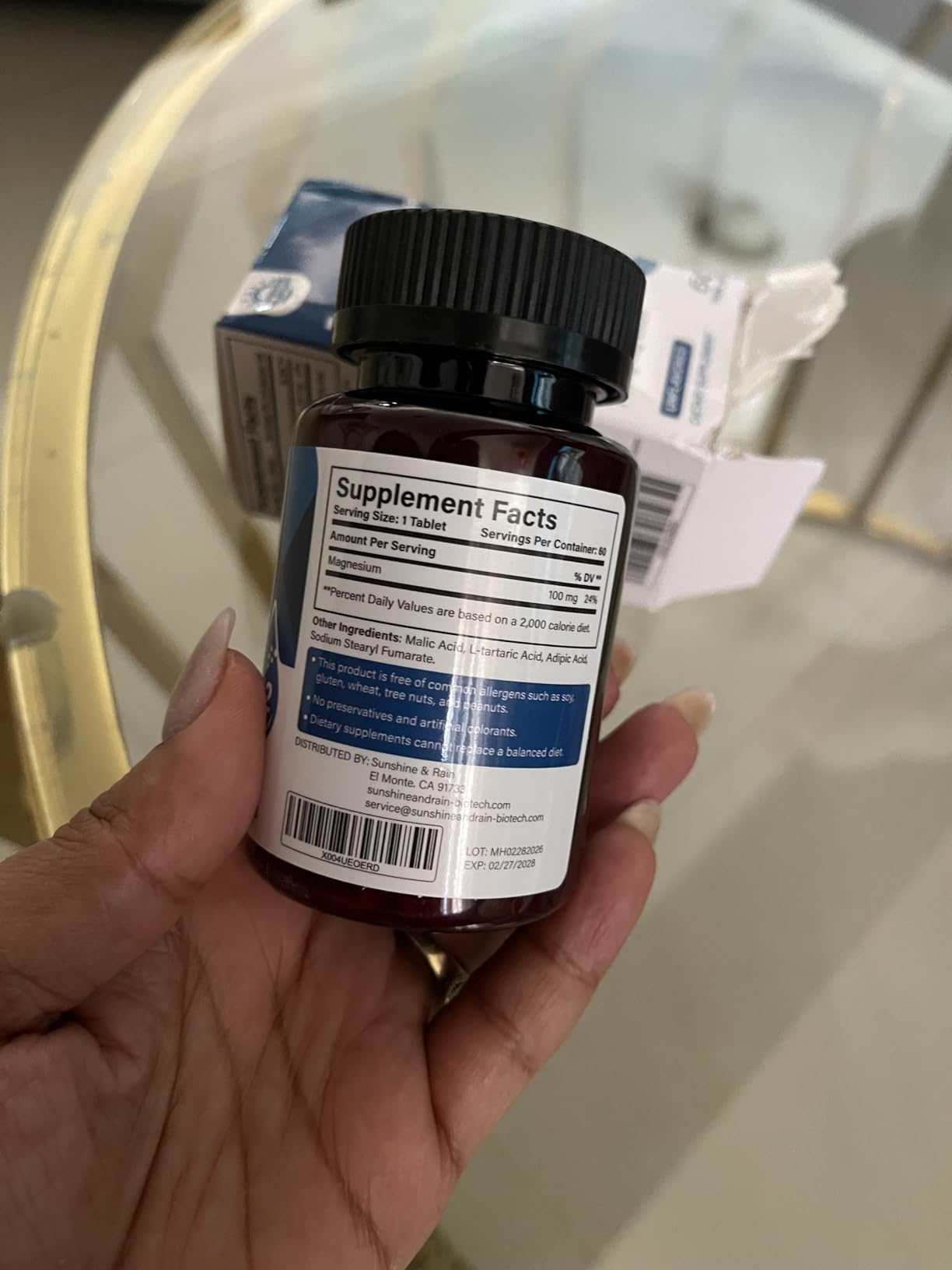 Molecular Hydrogen (H2) Tablets with Magnesium - 12 PPM Hydrogen Water Tablet for Drinking Water, Antioxidant-Rich, Supports Cellular Health, Recovery & Cognitive Function - Unflavored, 60 Tablets customer photo 2
