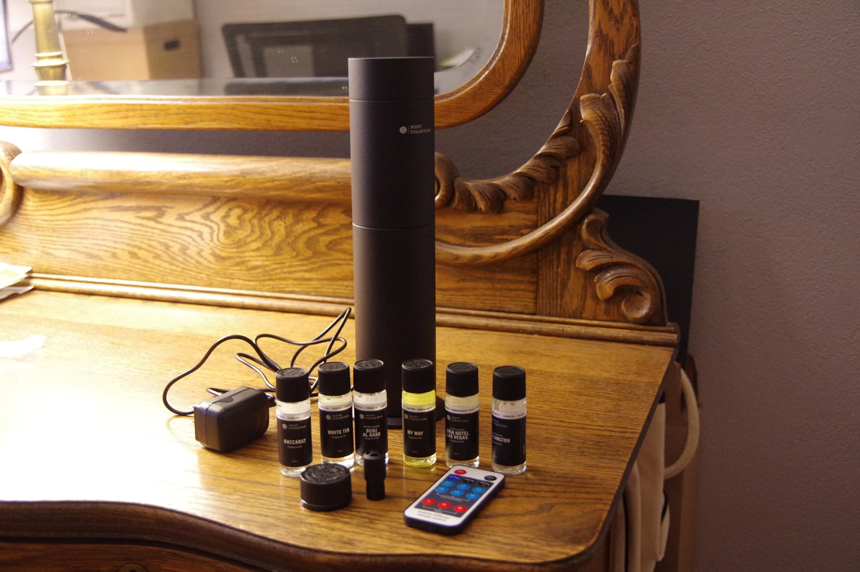 Hotel Waterless Scent Diffuser - Essential Oil Diffuser with 6 Hotel Scents, Aromatherapy Nebulizing No Locked Oil Bottle Diffuser Covers up to 700 Sq Ft, Quiet Fragrance Machine for Home, Spa & Office customer photo 2
