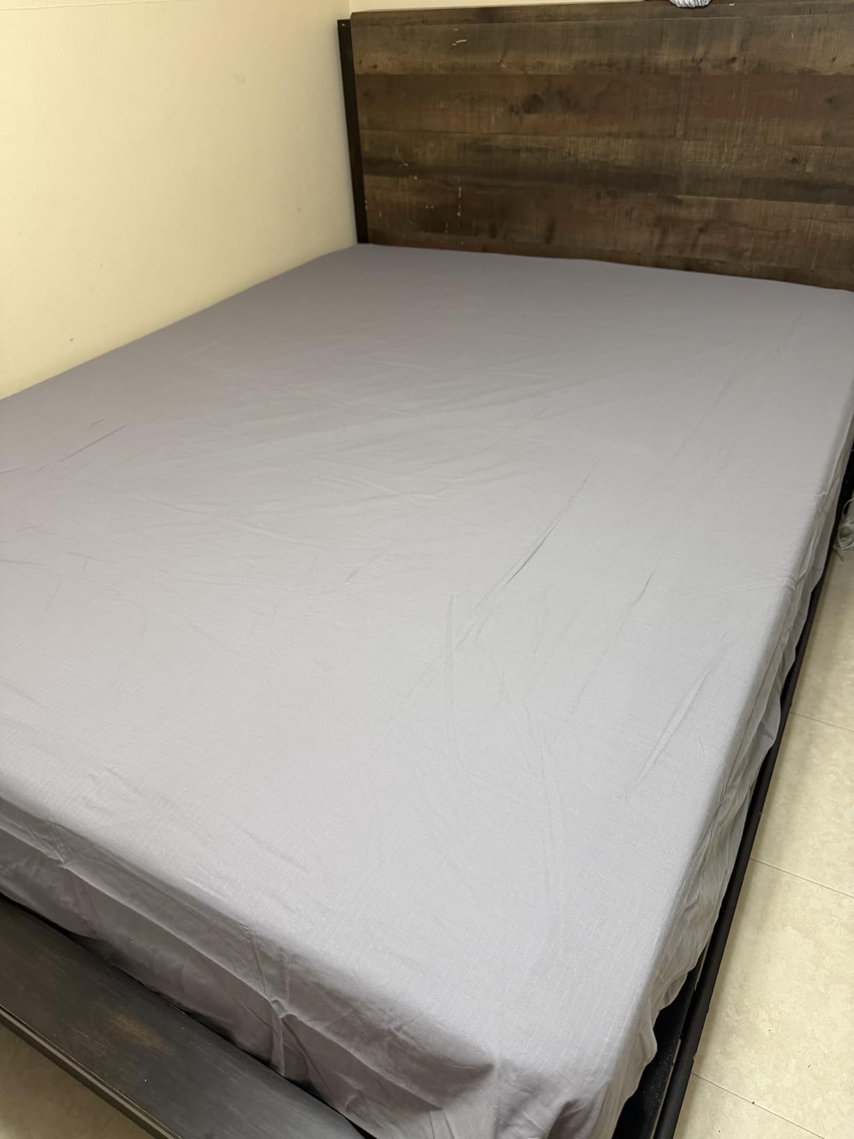 Luxury Grounding Sheets Queen 22% Silver Fiber, 74% Cotton, 4% Silk, Quality Certified Grounded Well Bed Sheet - Conductive Earth Fitted Sheet for Better Sleep, Grey customer photo 2