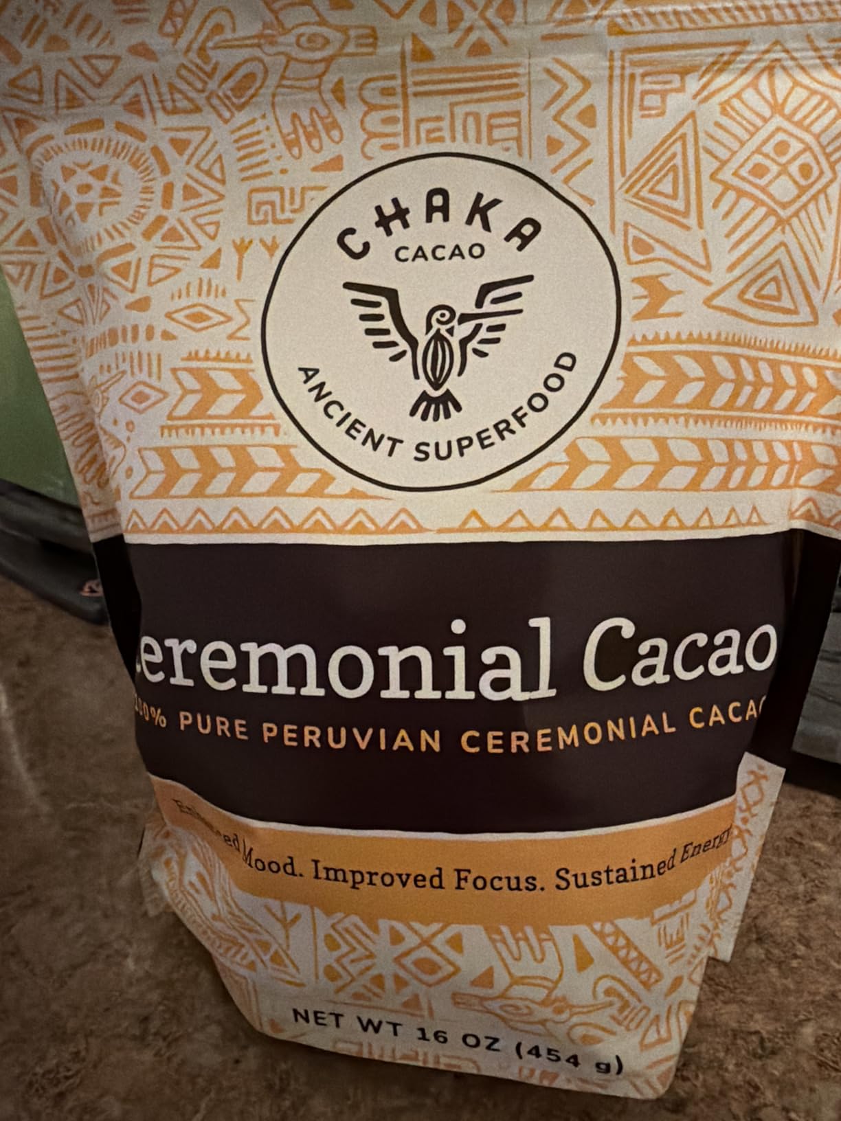ChakaCacao | Premium Ceremonial Cacao - 100% Pure, Minimally Processed, Rich in Theobromine, Flavonoids & Anandamide - 1 lb Easy-Melt Discs for Enhanced Mood, Focus & Sustained Energy customer photo 1