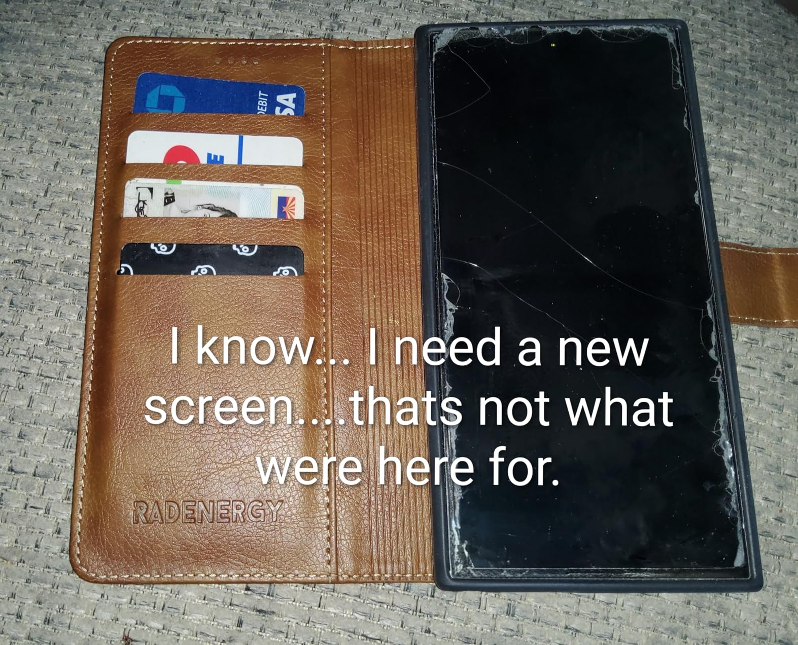 EMF Blocking Leather Phone Wallet Case for Samsung Galaxy A35 5G, FCC-Recognized & NVLAP-Accredited Lab Tested Up to 99% Radiation Reduction, RFID EMF Cell Phone Cover, Removable Case, Black customer photo 1