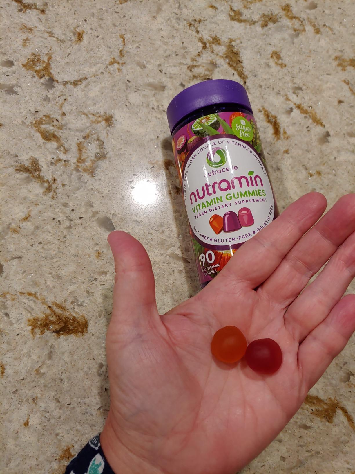 NUTRAMIN Daily Vegan Keto Multivitamin Gummies Non-GMO Natural Vitamin C D + Zinc for Immunity, Plant-Based, Sugar-Free, Nut-Free, Gluten-Free, Biotin, Vitamin A, B, B6, B12 60 Ct, 30 Days customer photo 2