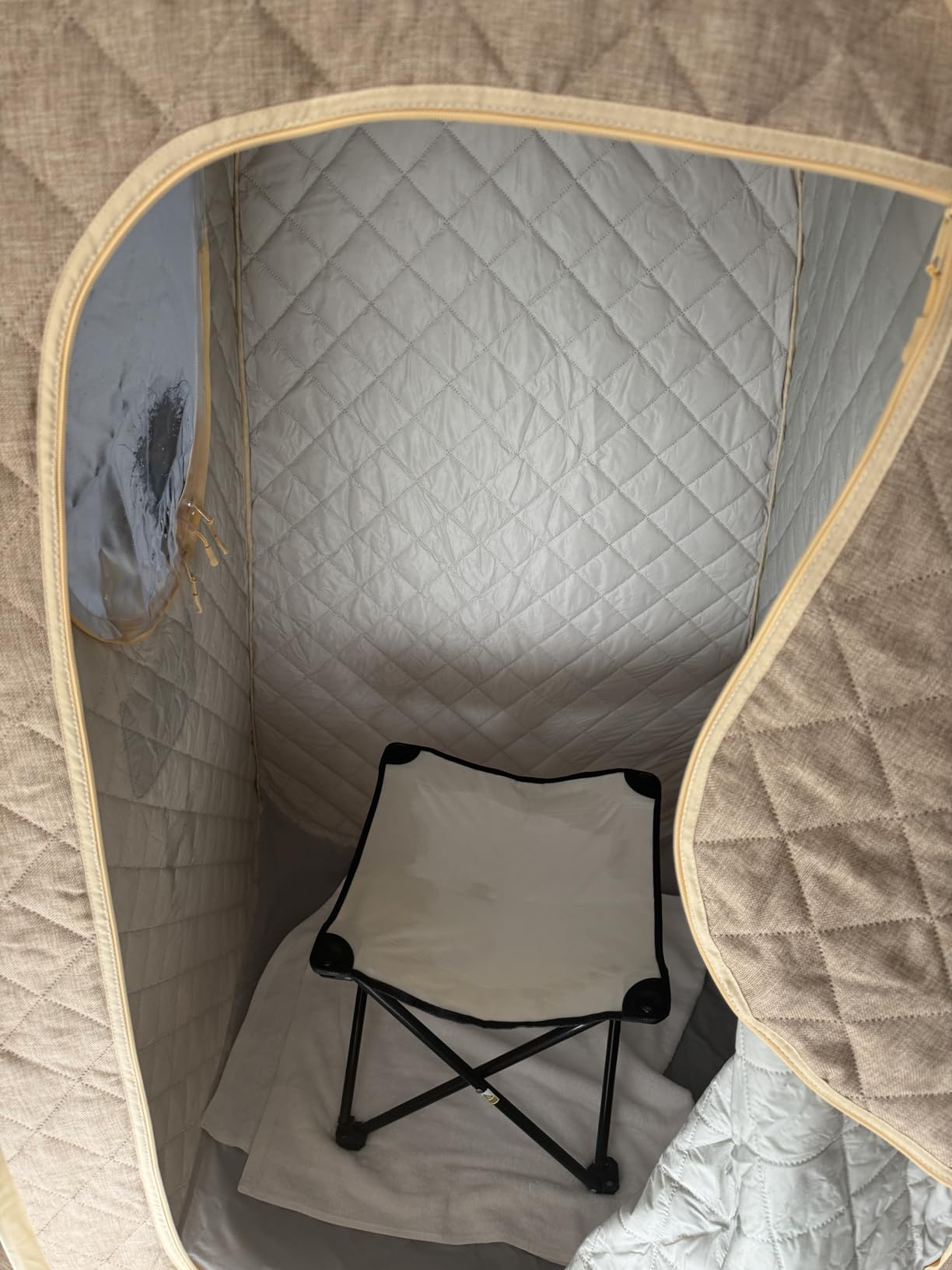 Homedics Portable Sauna - Collapsible Personal Steam Sauna for Stress Relief & Muscle Relaxation, Fast 1-Min Setup, Heats to 115°F, Up to 60 Min Session customer photo 1
