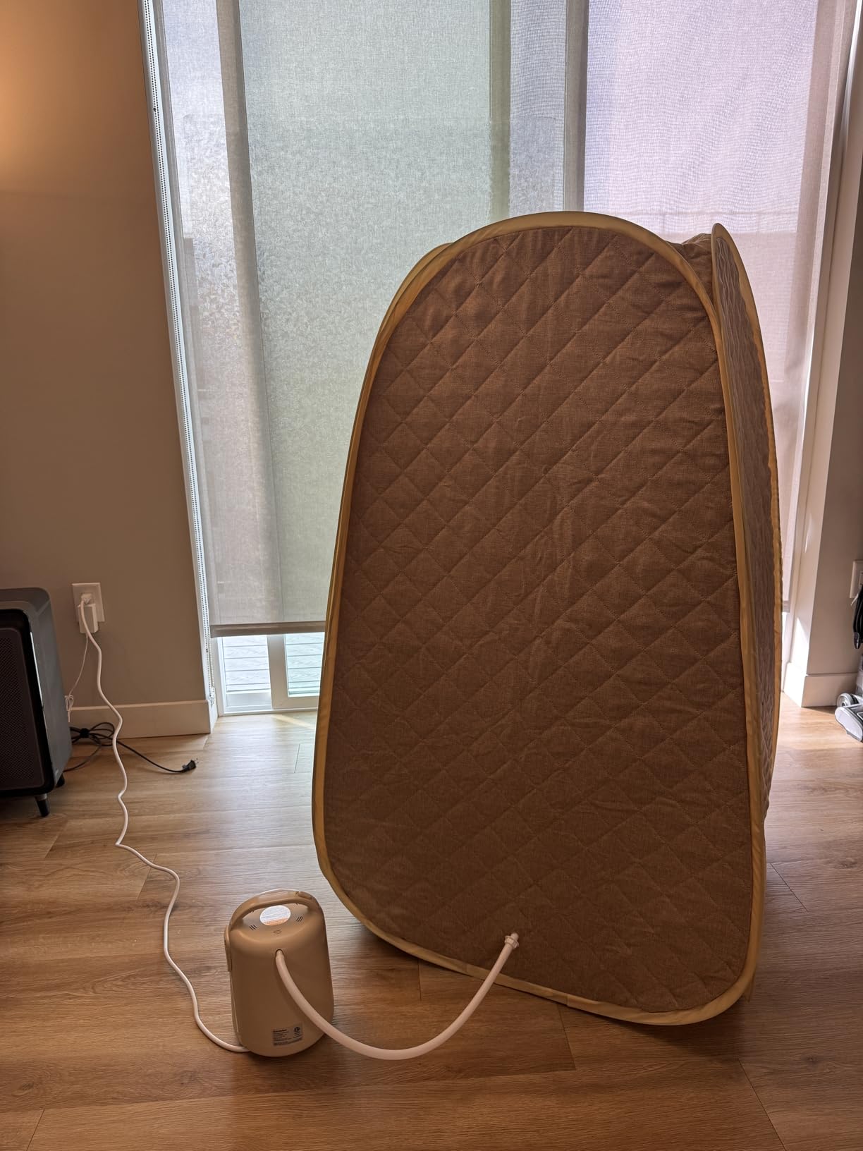 Homedics Portable Sauna - Collapsible Personal Steam Sauna for Stress Relief & Muscle Relaxation, Fast 1-Min Setup, Heats to 115°F, Up to 60 Min Session customer photo 2