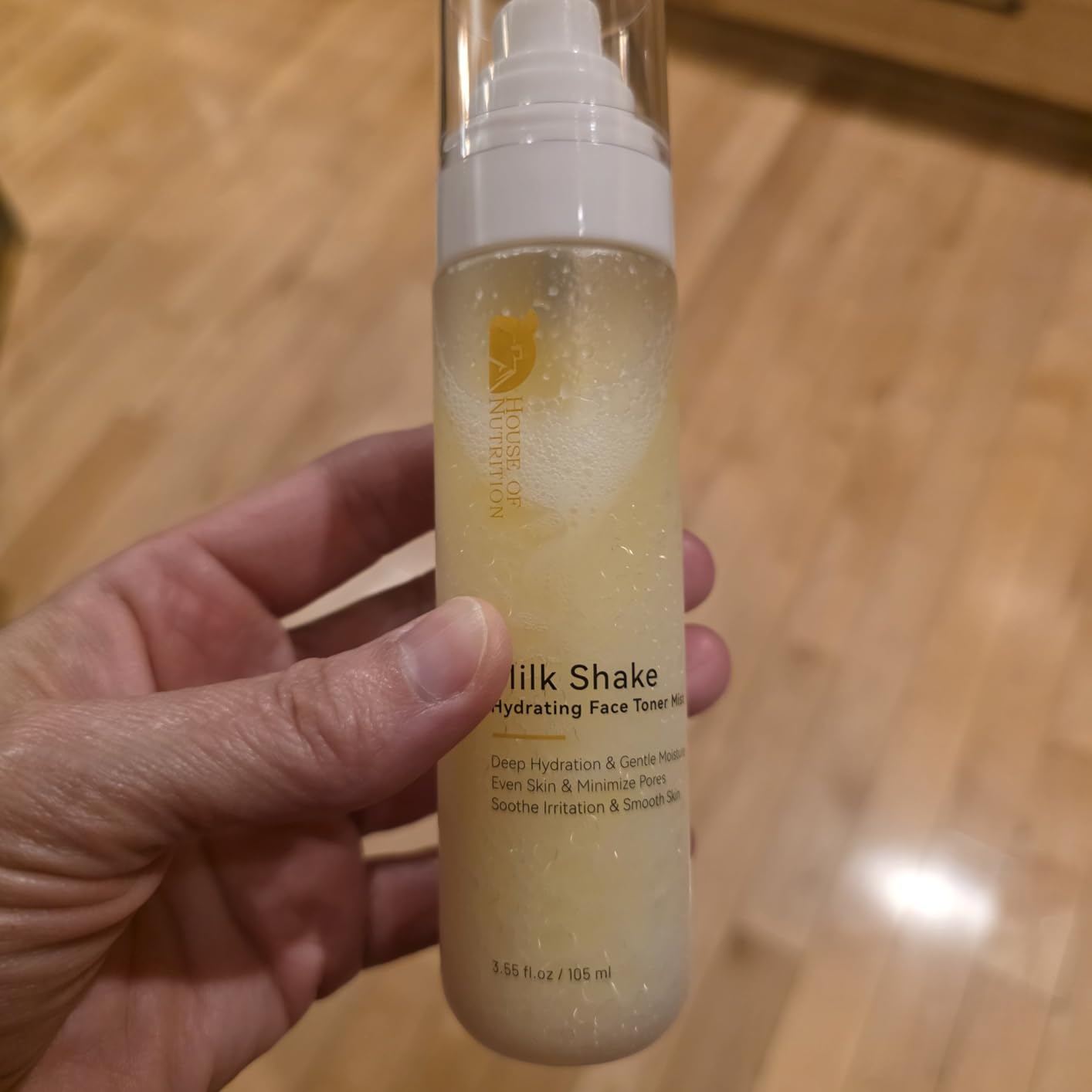 Hydrating Face Mist with Goat Milk Prebiotic - Alcohol-Free Facial Toner Spray with Hyaluronic Acid & Squalane, Soothing Pore-Refining Mist for Sensitive Skin, Fragrance-Free, 3.55 fl.oz customer photo 1