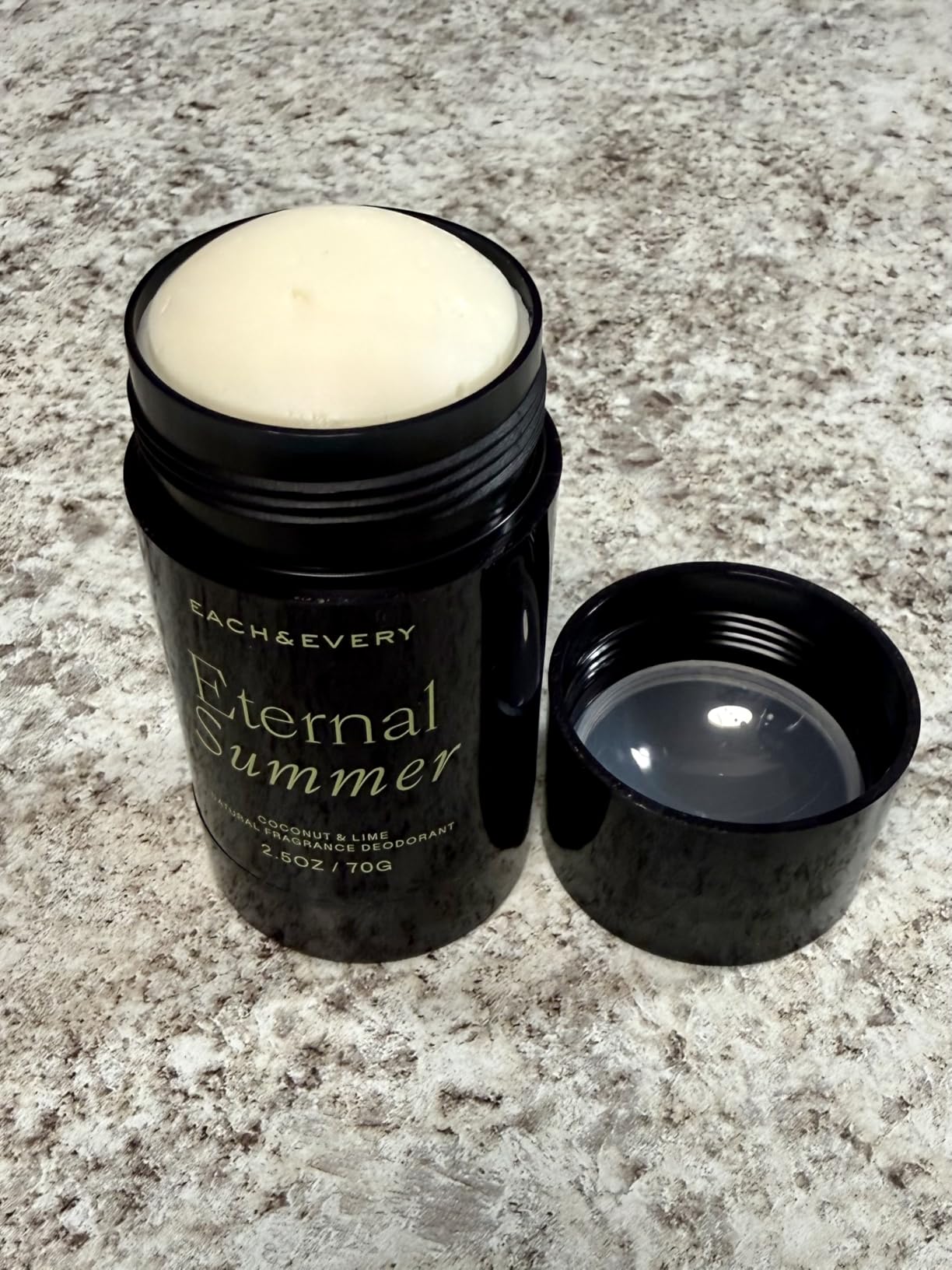 Each & Every Aluminum Free Deodorant for Women & Men - Natural Fragrance 72-Hr Odor Protection, Non-Toxic Deodorant for Sensitive Skin, EWG Verified, Baking Soda Free - Bergamot & Green Tea, 2.5oz customer photo 2