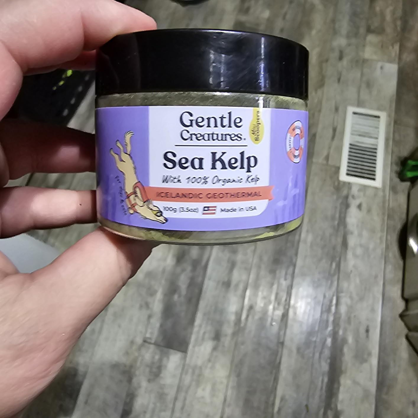 Gentle Creatures Sea Kelp - Iodine Rich Single Ingredient - with Organic Kelp from Iceland - Made with Geothermal Energy customer photo 2