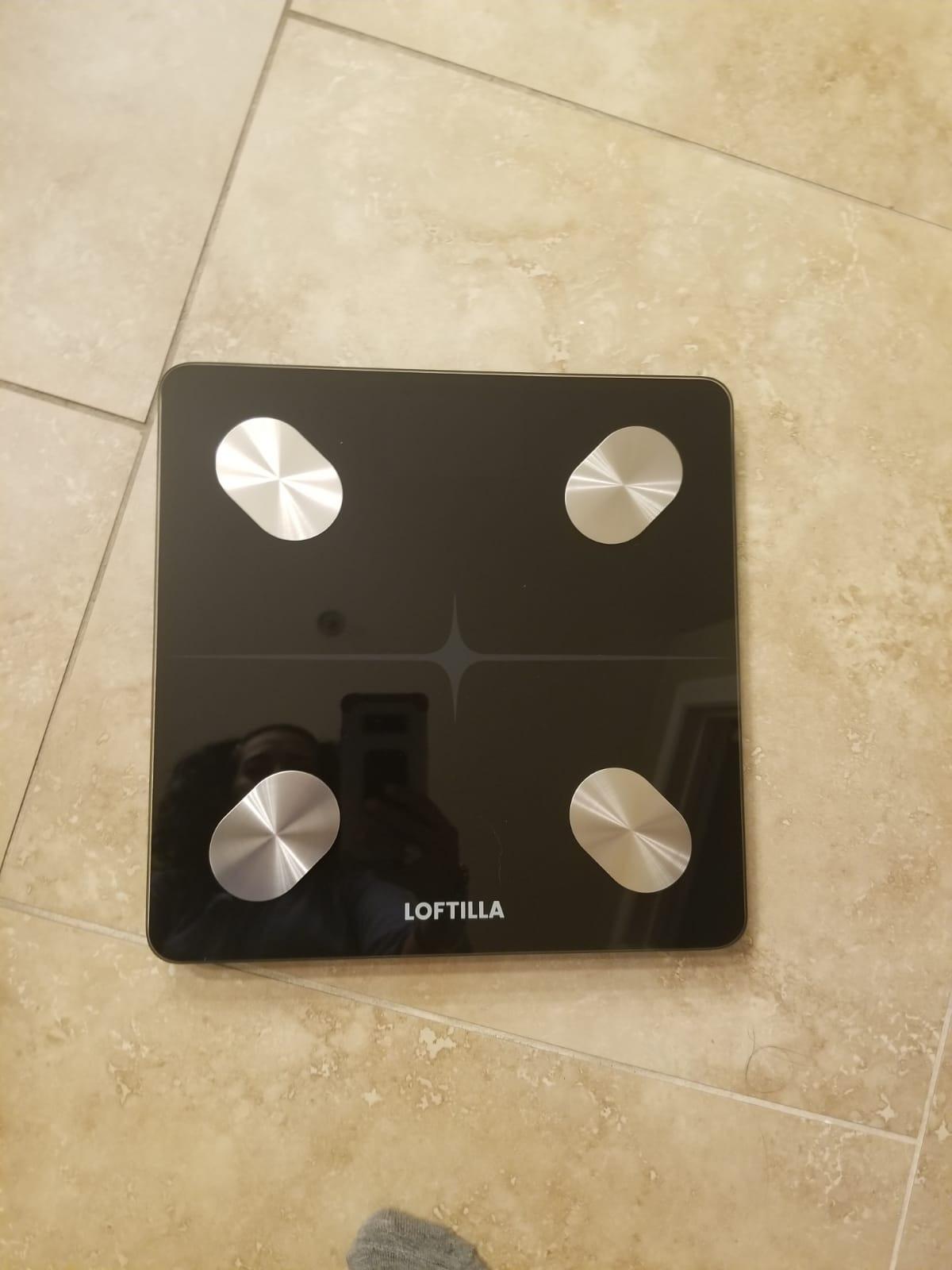 LOFTILLA Smart Scale for Body Weight, Accurate Scale with BMI Body Fat Muscle Mass, 8-in-1 Large Display, Digital Bathroom Scales for 14 Body Composition Metrics, Sync with Fitness App, Black customer photo 2