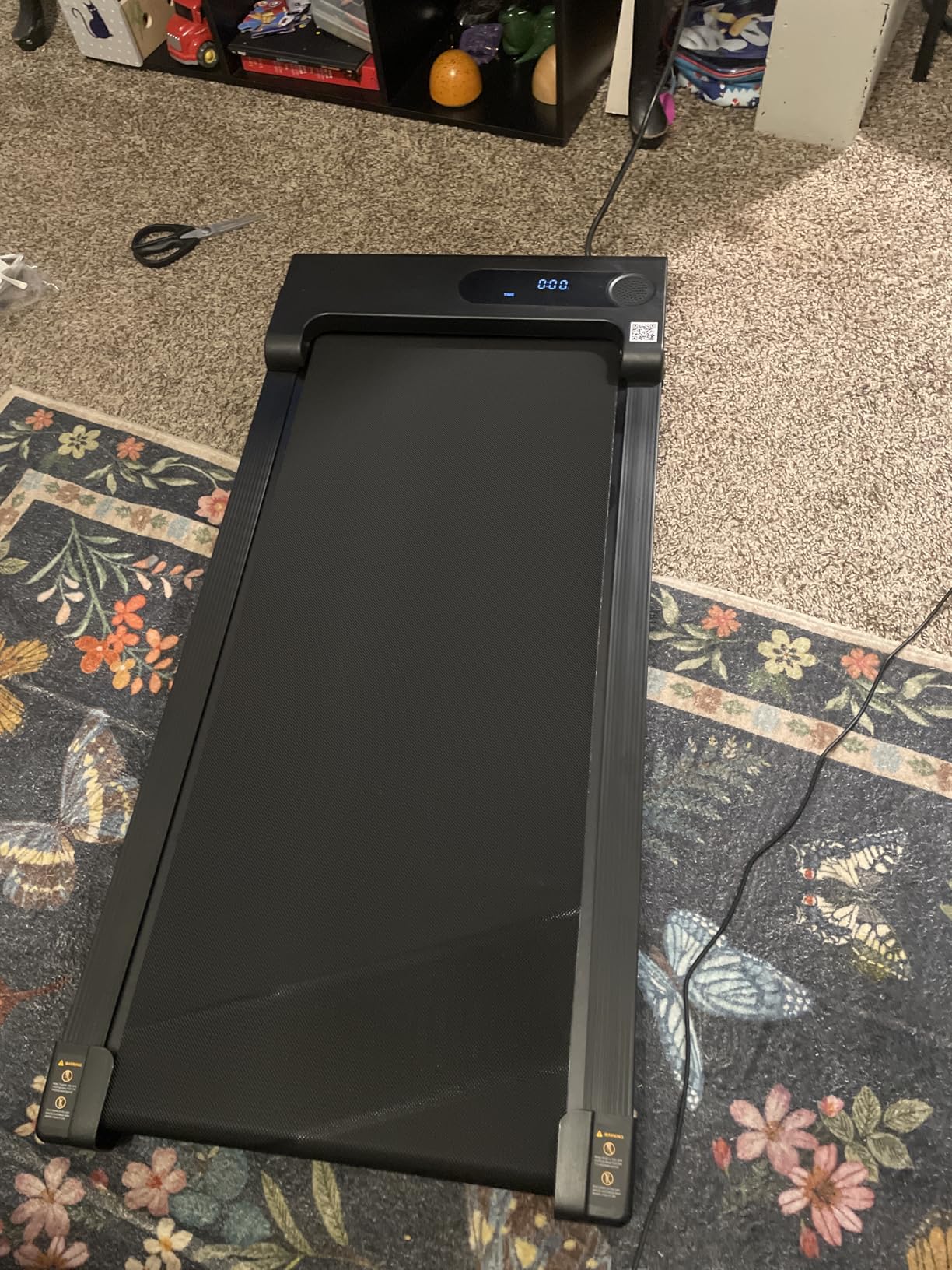 Walking Pad Treadmill for Home - Under Desk Treadmills Portable Mini Walkingpad Compact Walk Pads for Small Spaces Office Indoor Apartment Floor Flat Running Machine with Remote Quiet Lightweight customer photo 2