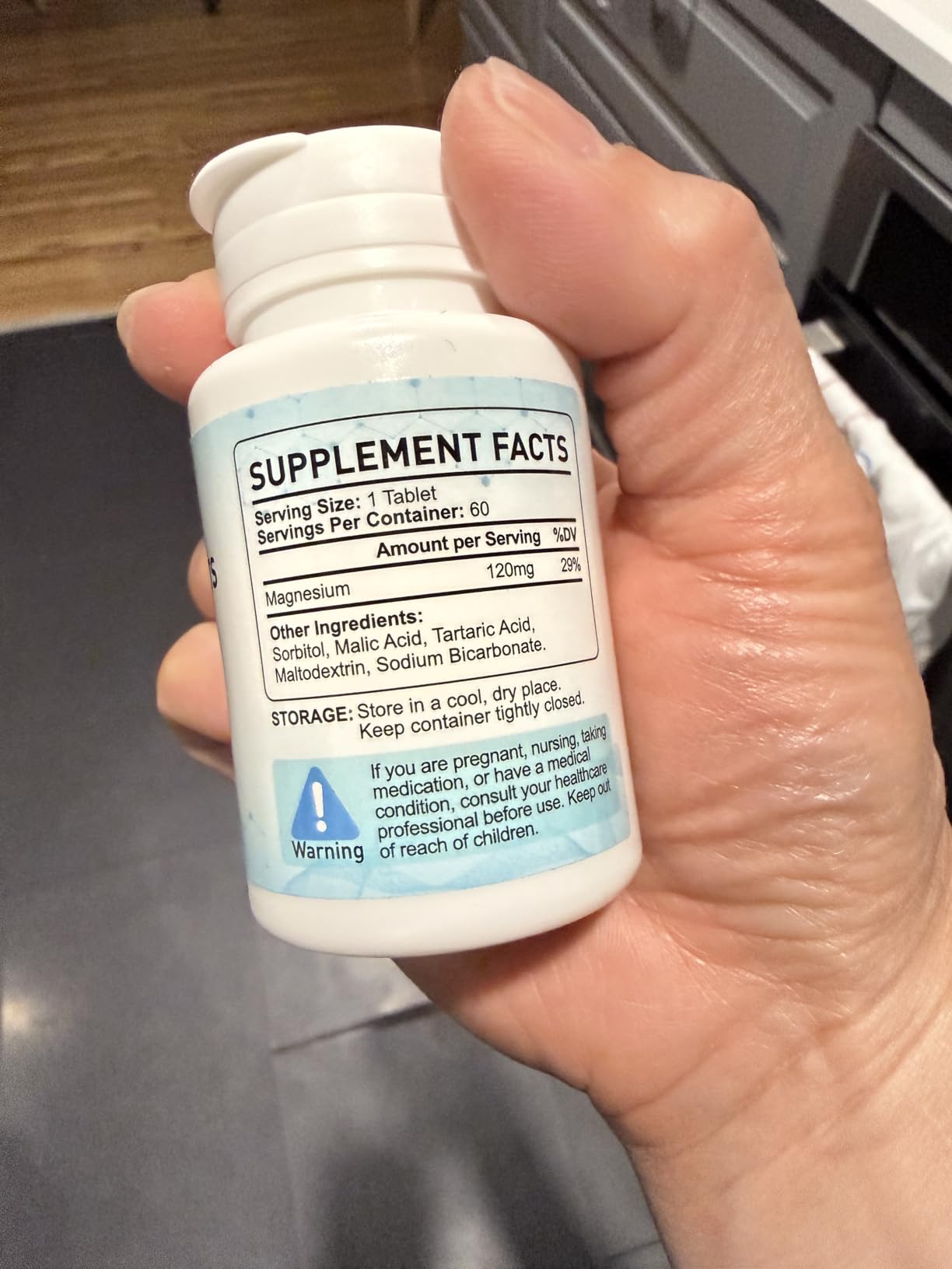 Hydrogen Water Tablets with Magnesium, Up to 12 PPM Molecular Hydrogen Tablets for Drinking Water, Support Oxidative Balance & Energy Metabolism (60 Counts, Unflavored) customer photo 2