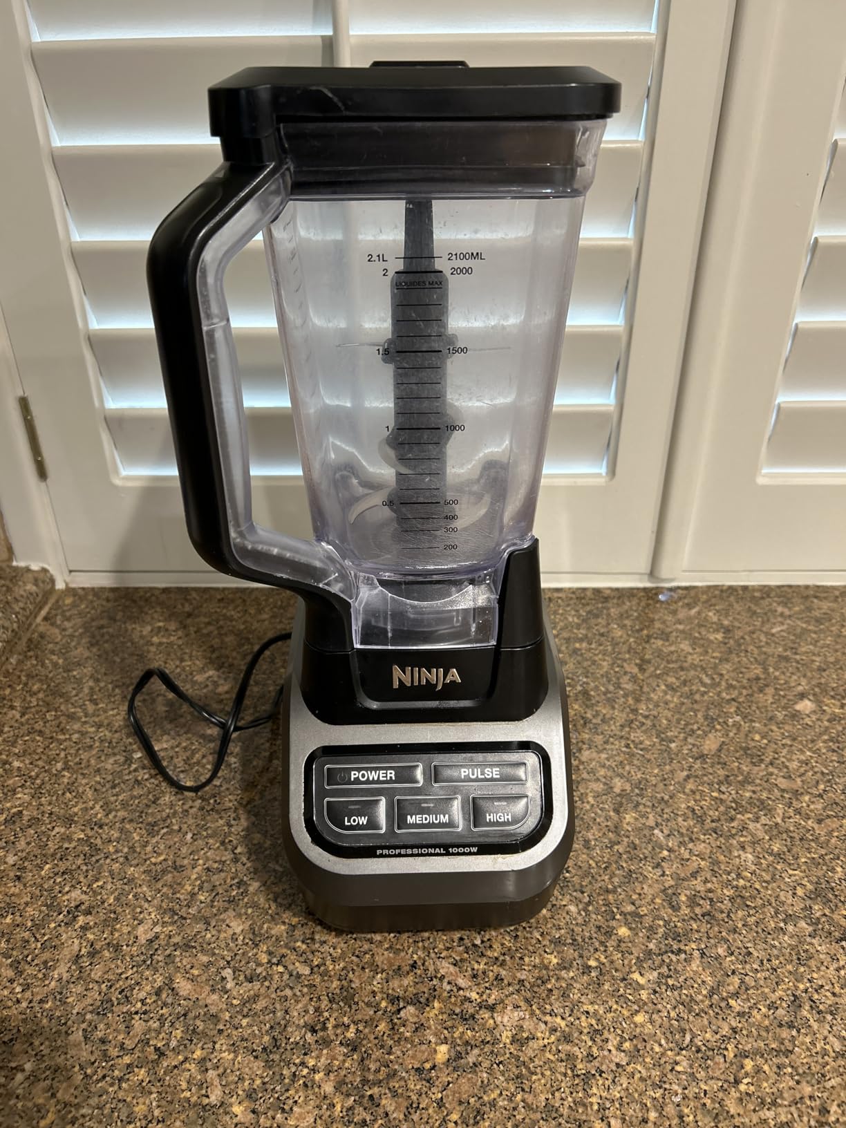 Ninja UltraCrush Professional Blender | 1000W Power, XL 72-oz.* Pitcher | Total Crushing Technology | 3 Manual Speeds for Smoothies, Sauces & More | Full-Size Countertop | Black | BP201 (2026) customer photo 1