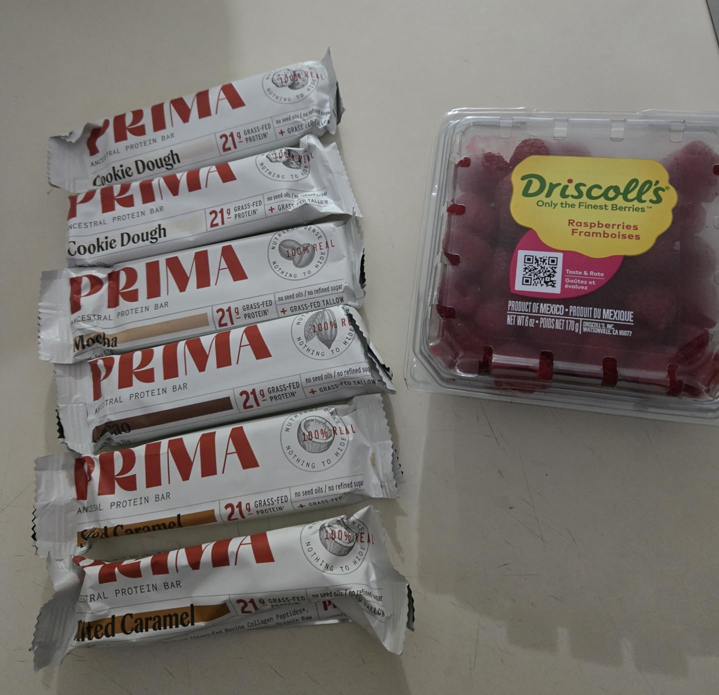 PRIMA Ancestral Protein Bar | Grass-Fed Protein Bars Variety Pack 7-Pack | 21g Protein | Animal-Based | No Seed Oils | Gluten-Free customer photo 1