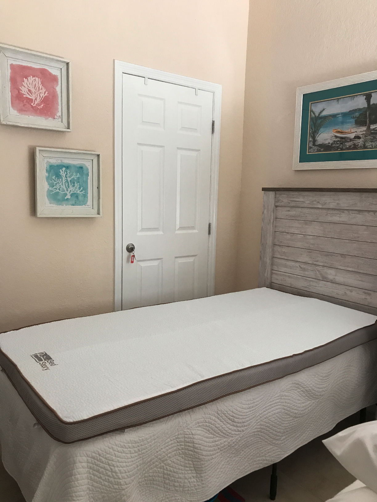 BedStory Cooling Mattress Topper Queen Size, 3 Inch Gel Infused Memory Foam Topper with Cool-to-Touch Removable Cover, Pressure Relief & Deep Refresh Sleep, CertiPUR-US Certified customer photo 2