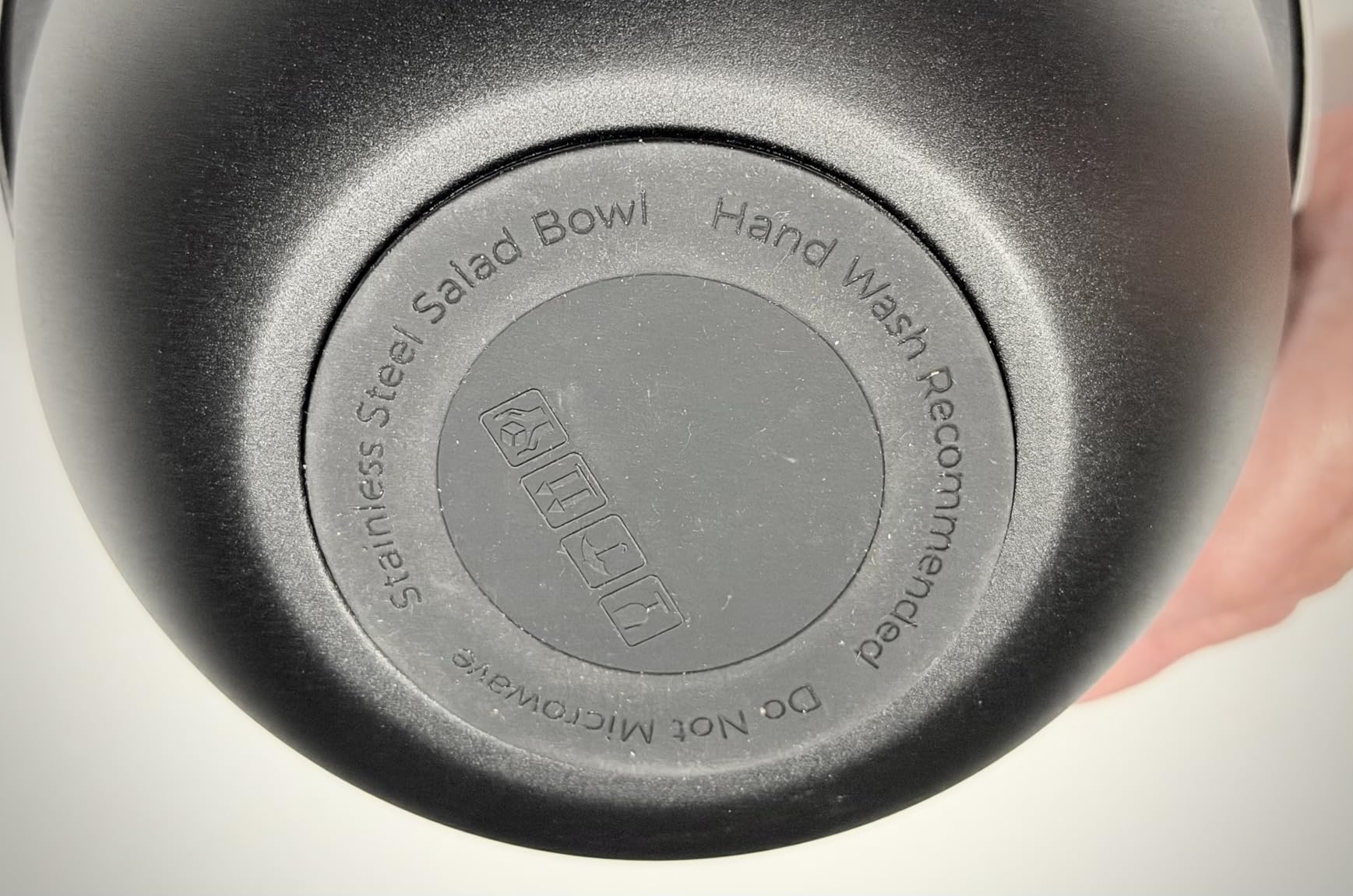 74oz Stainless Steel Salad Bowl Kit, Leak-Proof Salad Container for Lunch with Lid, 18/8 Metal Lunch Bowl with Dressing Cup and Removable Tray, Dishwasher Safe, Black customer photo 2