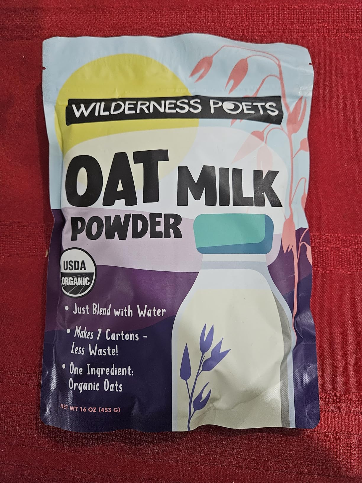 Wilderness Poets, Organic Oat Milk Powder - 1 lb. (16 oz) - Single Ingredient, No Additives, Blend for Creamy, Instant Oat Milk customer photo 2