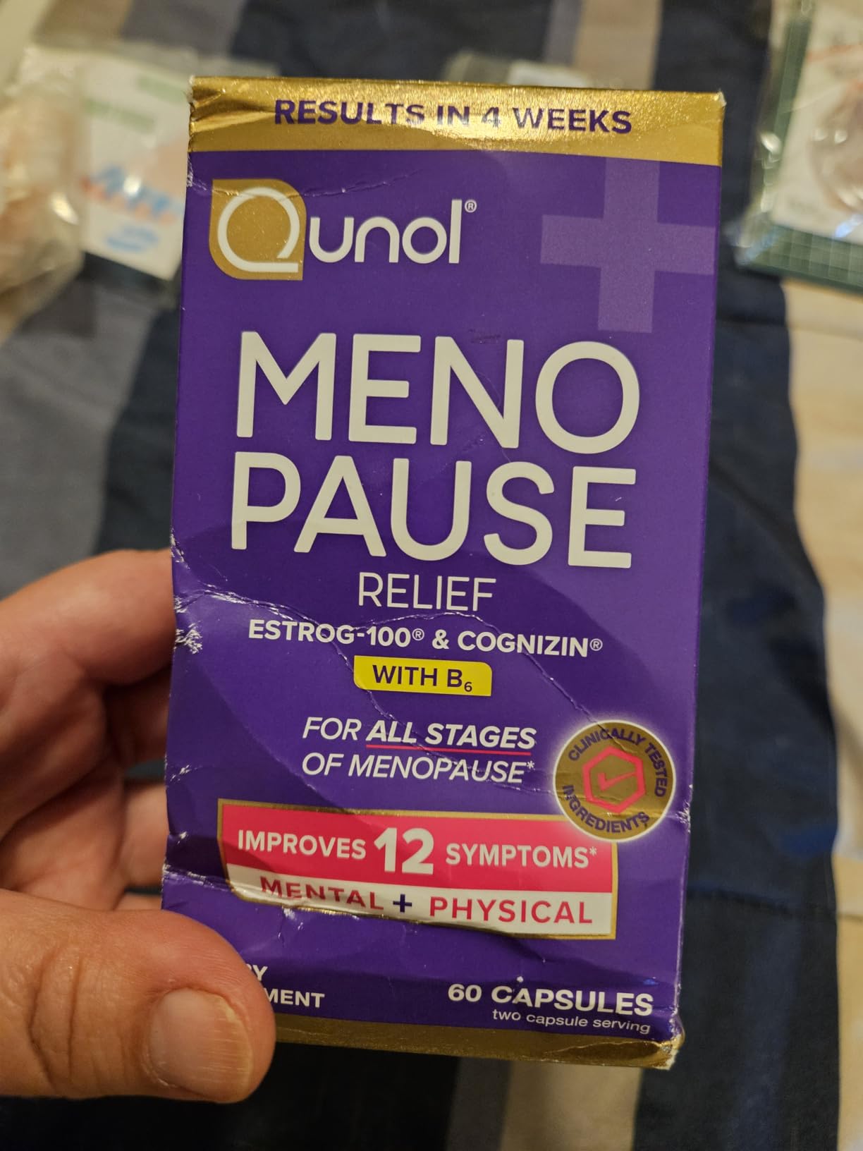 Qunol Menopause Relief Capsules, Peri to Post, Results in 4 Weeks, Hormone Free Support for Hot Flashes, Night Sweats, Mood Swings & Sleep Disturbances, Plus Vitamin B6, 60 Count customer photo 2