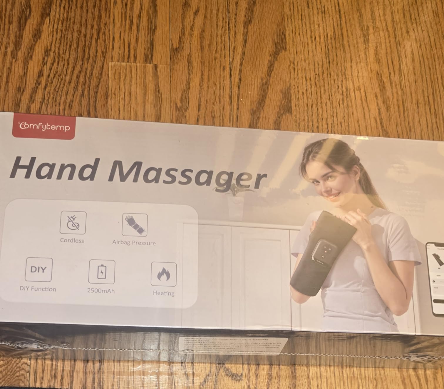 Comfytemp Air Compression Hand and Wrist Massager for Circulation and Pain Relief, Forearm Compression Sleeve for Carpal Tunnel, Arthritis, FSA Eligible HSA customer photo 2