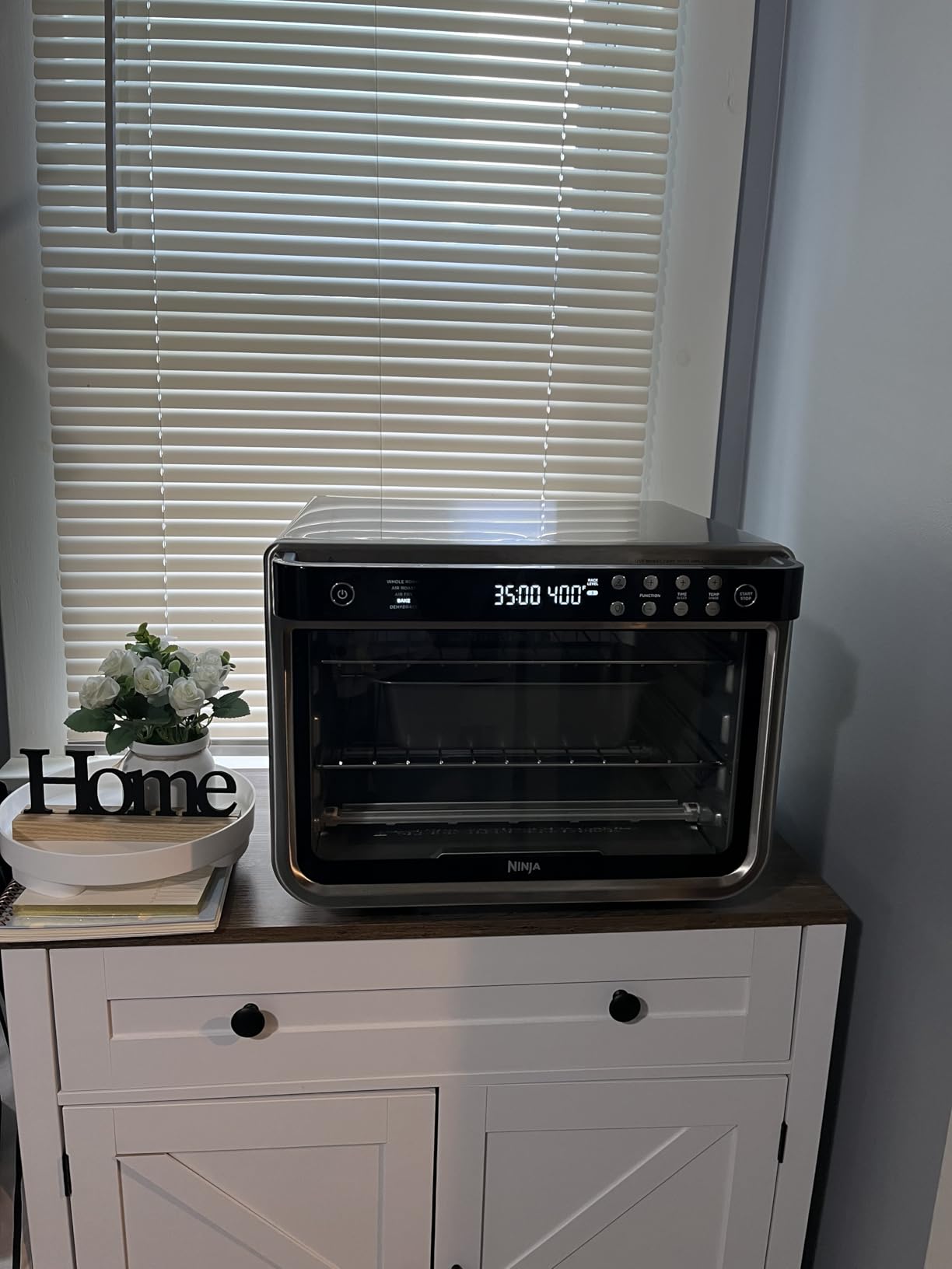 Ninja Double Oven Pro Smart XL Countertop Oven & Air Fryer, 30.2 Qt Capacity, 12-in-1 with Smart Finish & DualZone Tech, DCT801, Stainless Steel customer photo 1