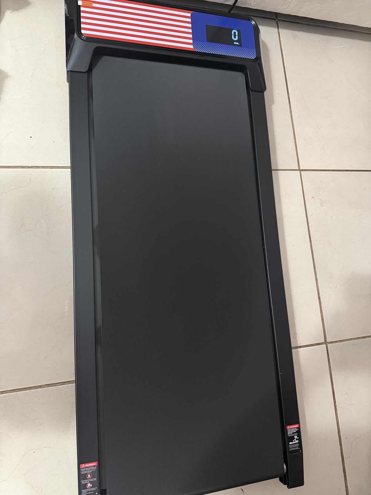 Walking Treadmill Pad with 8% Incline for Home, Under Desk Treadmill for Home Office, 2.5HP Quiet Portable Walking Mat, 265 lbs Capacity, Compact Treadmill for Small Spaces with 15
