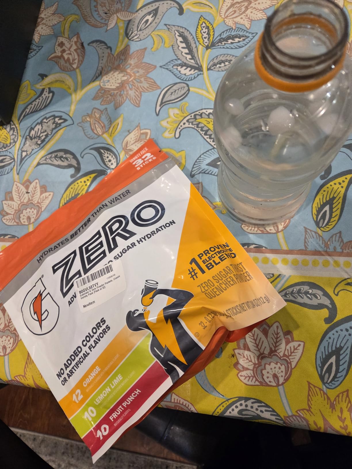 Gatorade Zero Sugar Electrolyte Powder Drink Mix, 3 Flavor Variety Pack, (32 Servings), No Artificial Flavors, No Added Colors, Zero Sugar, Sports Drinks, Hydration, Electrolyte Drink customer photo 1