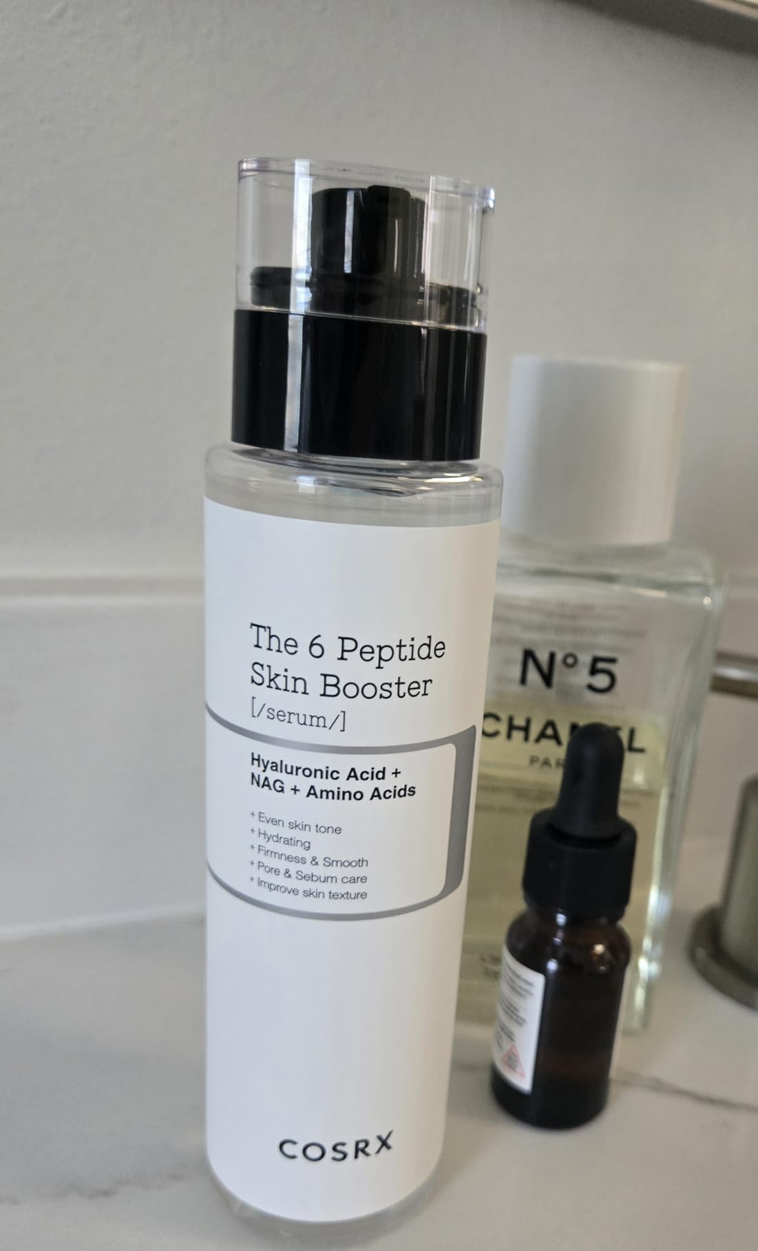 COSRX The Blue Peptide Bakuchiol Plump Glow Serum, Korean Peptide Plumping Serum for Face, GHK-Cu Copper Peptides with Bakuchiol, Anti-aging & Skin Firming Care, Korean Skin Care, 1.69 Fl Oz customer photo 2