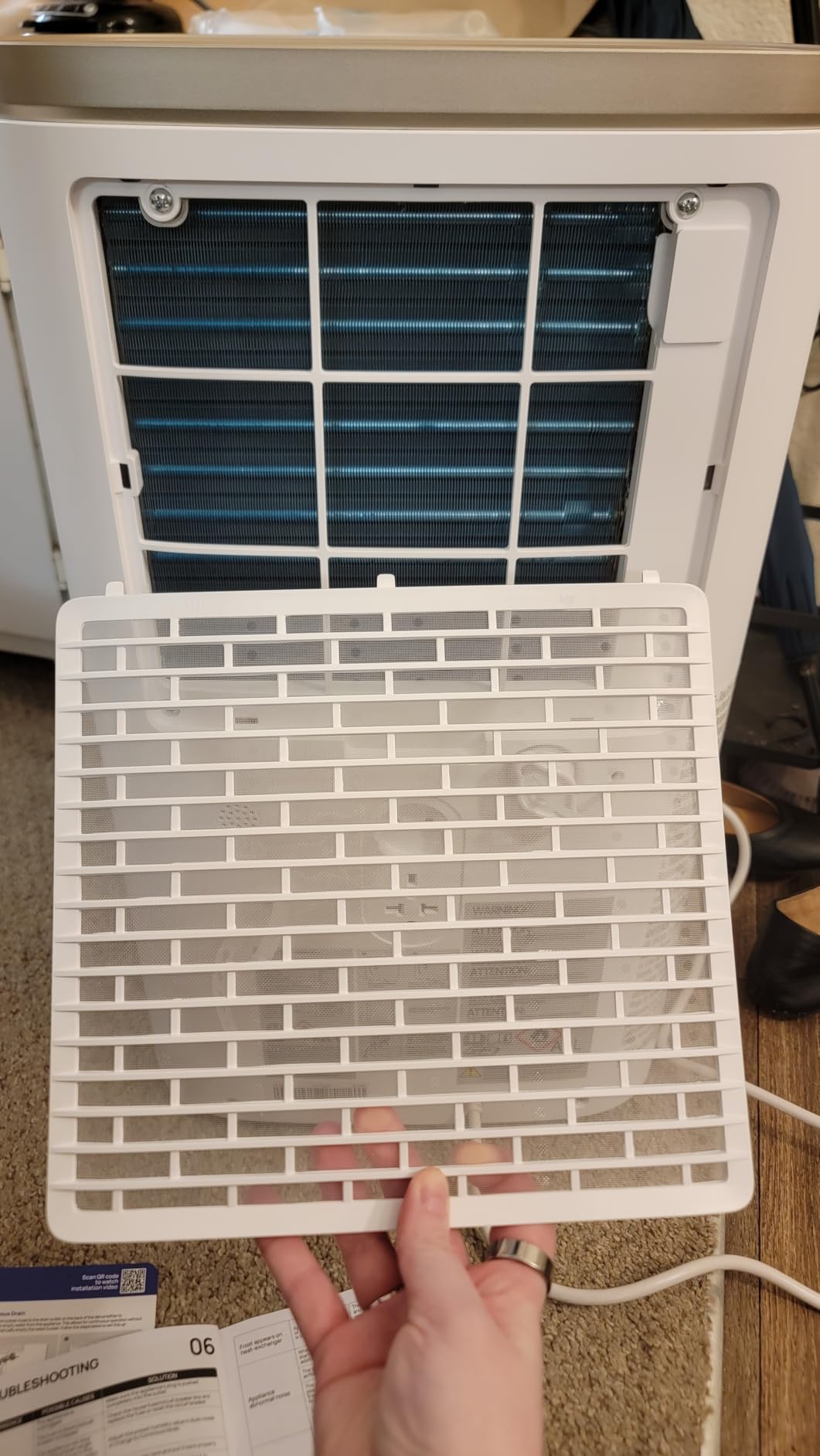DREO Max 73 Pint Smart Dehumidifier (Energy Star 2026), 7L Large Water Tank, Quiet 42dB for Basement, Home & Large Room up to 2000 Sq Ft, Drain Hose Included, Auto Humidity Control, 3 Fan Speeds, Timer customer photo 2