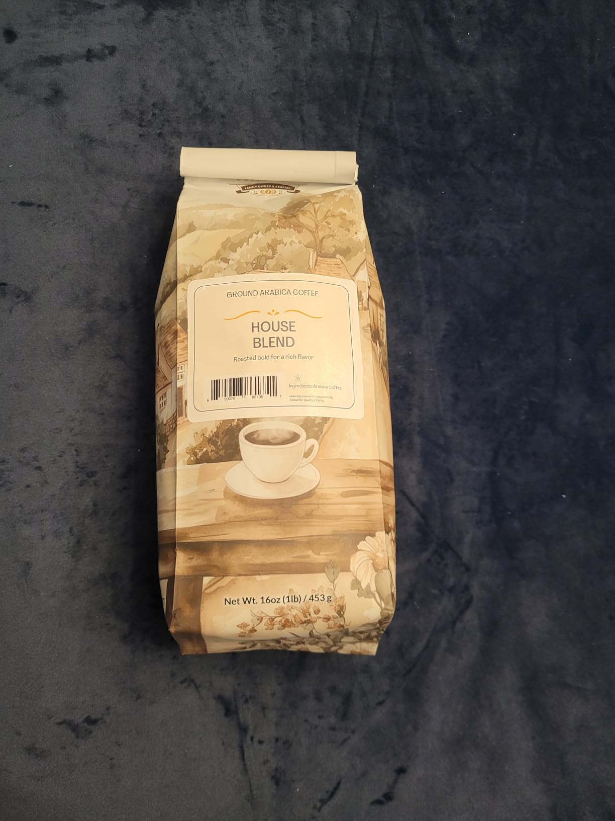 Village Favorites Low Acid Coffee - Mold-Free House Blend, 100% Arabica, Slow Roasted Medium Roast, Smooth & Stomach Friendly, Ground, 3rd-Party Tested, 1LB (16oz) Bag customer photo 1