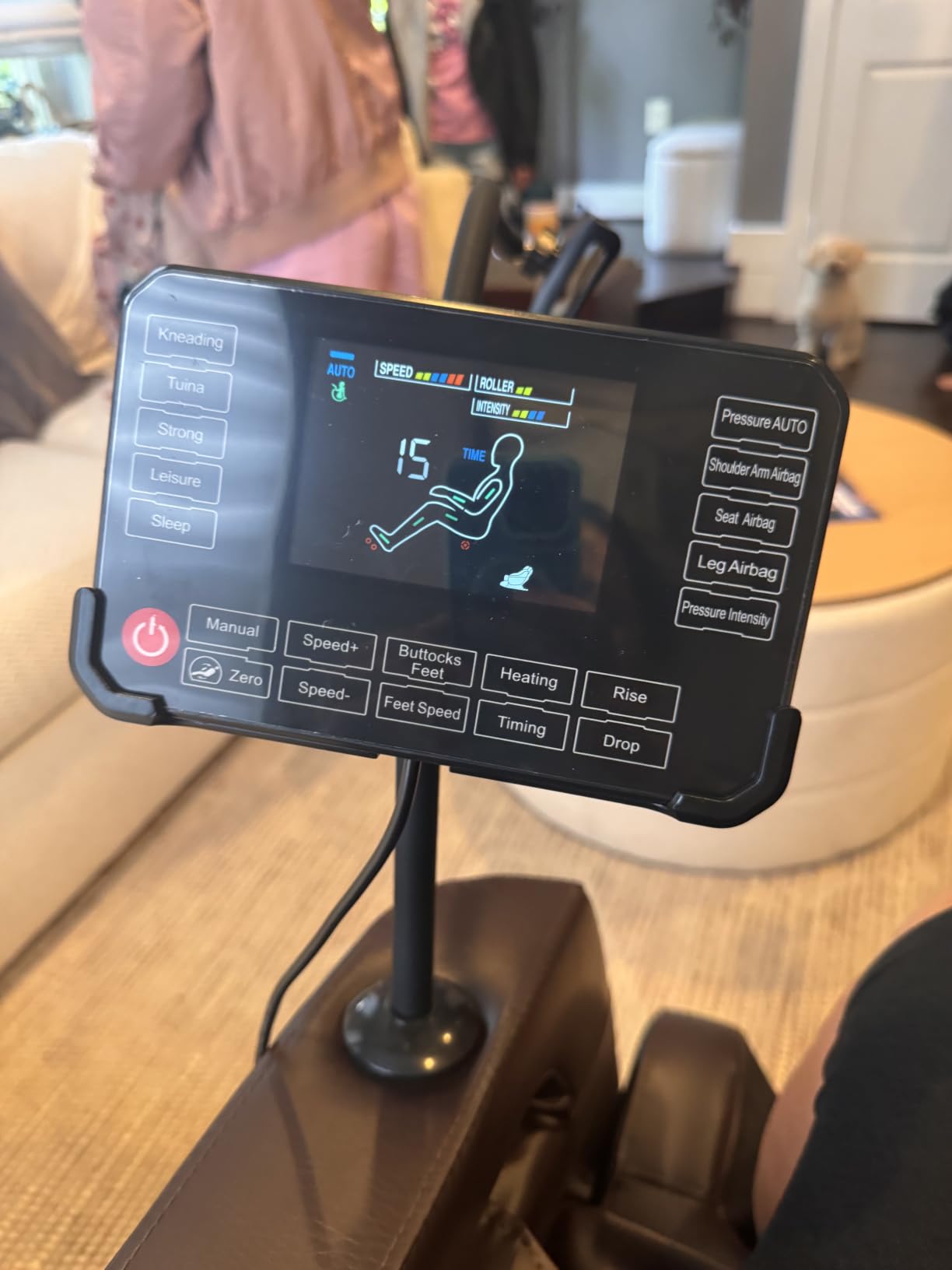 FURNIMAT 2026 Massage Chair Full Body, Zero Gravity Massage Chair with 10 Fix Rollers, Airbags, Heating, Foot Massage, Auto Modes, Bluetooth Speaker, Smart Screen Controller (Advanced Version) customer photo 1