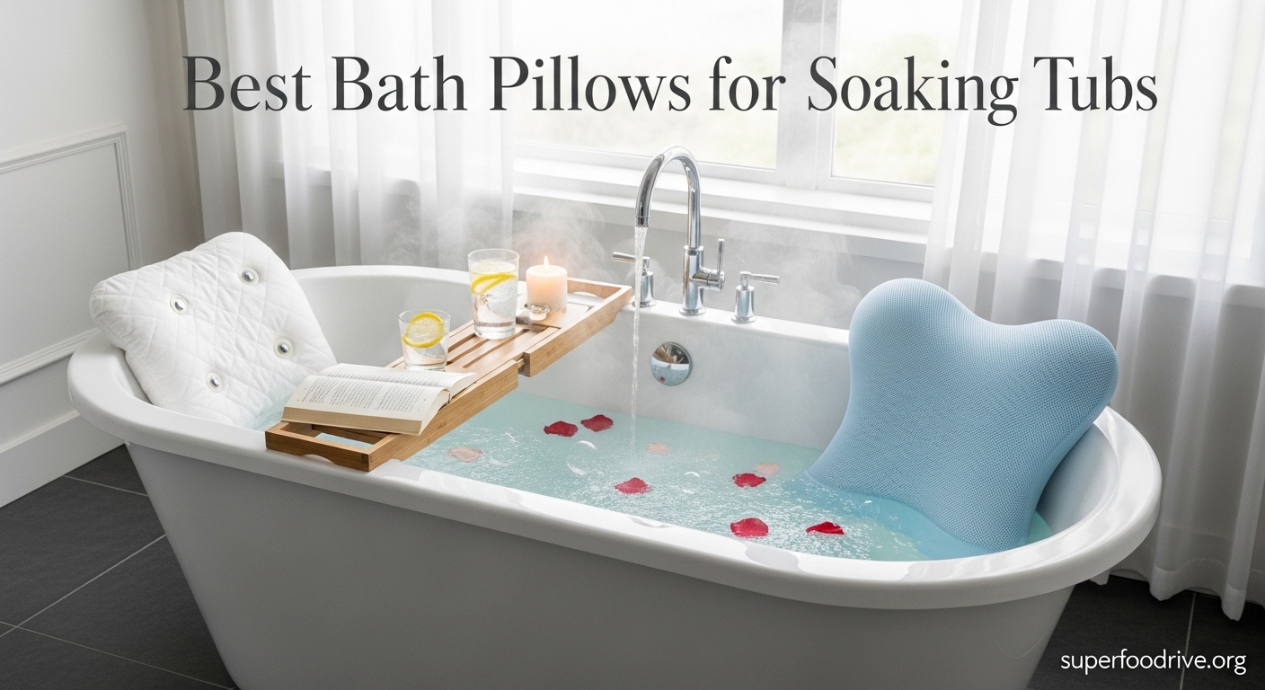 Best Bath Pillows for Soaking Tubs