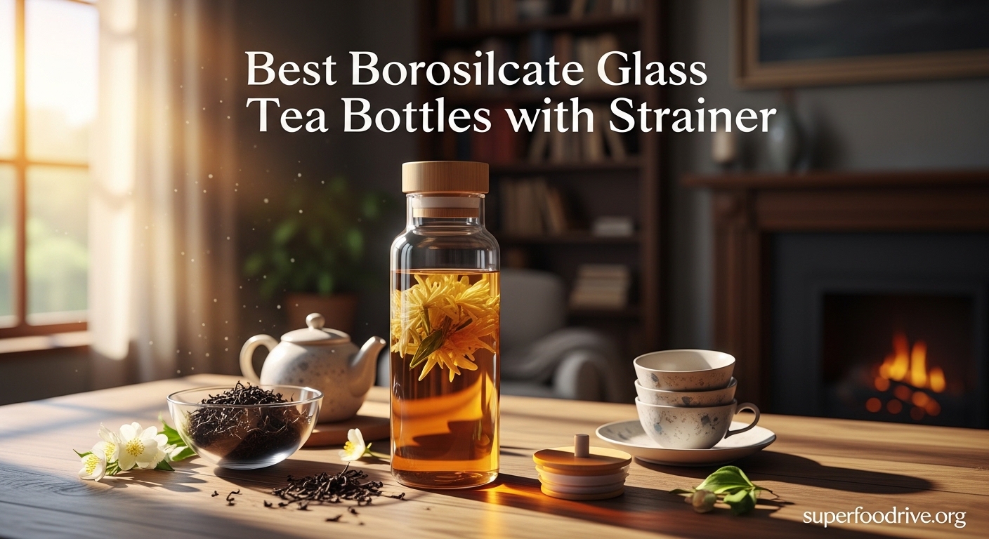 Best Borosilicate Glass Tea Bottles with Strainer