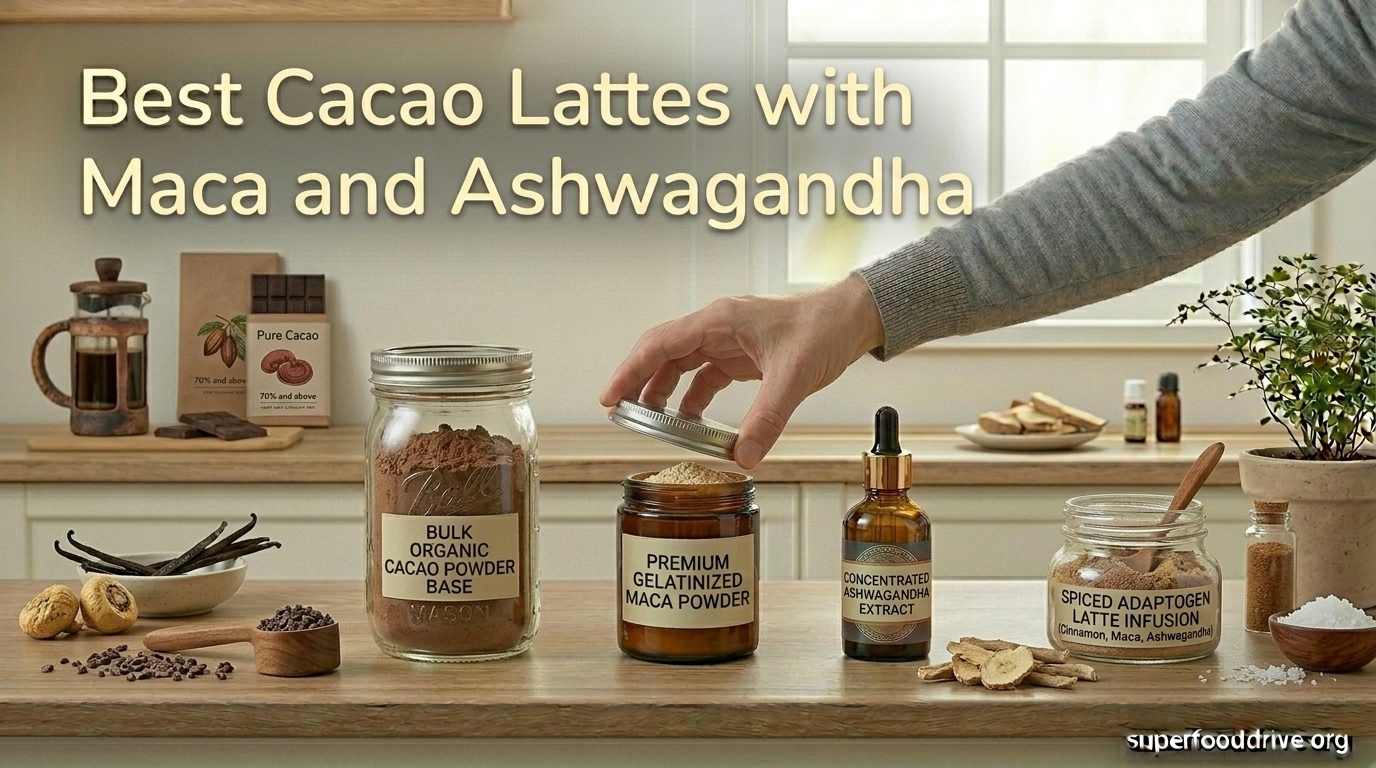Best Cacao Lattes with Maca and Ashwagandha