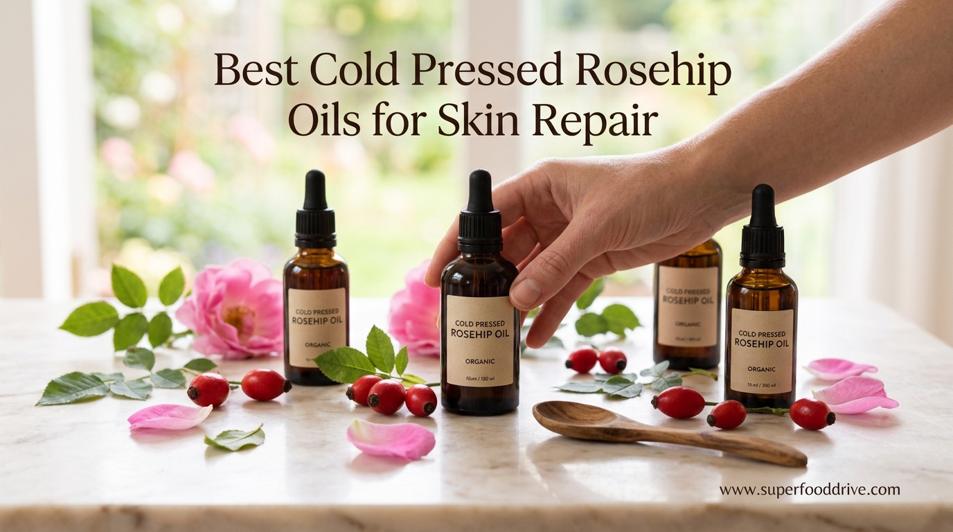Best Cold Pressed Rosehip Oils for Skin Repair