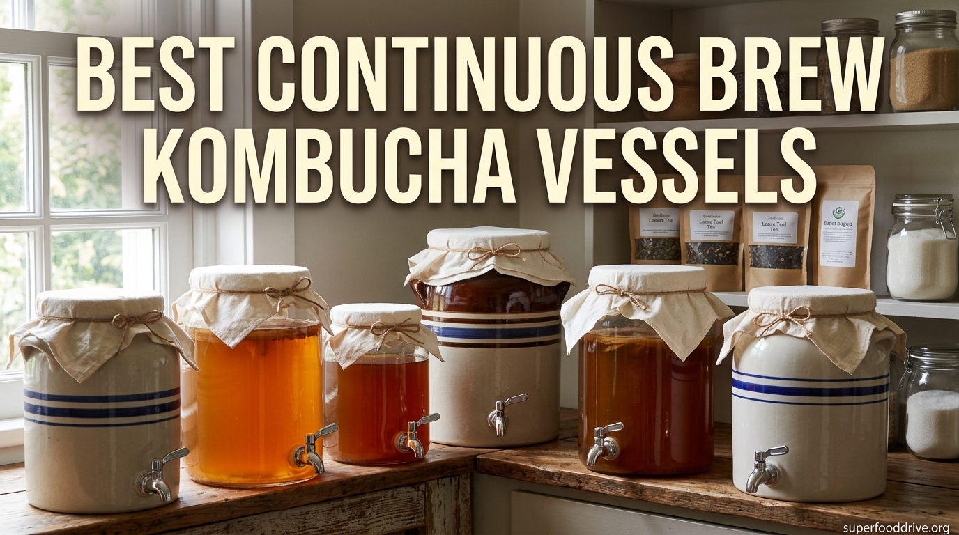 Best Continuous Brew Kombucha Vessels