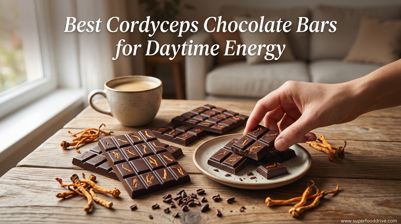 Best Cordyceps Chocolate Bars for Daytime Energy
