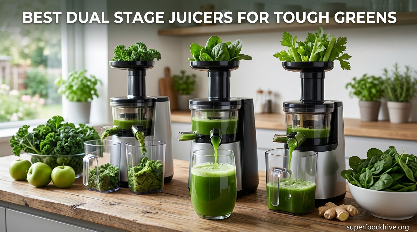 Best Dual Stage Juicers for Tough Greens