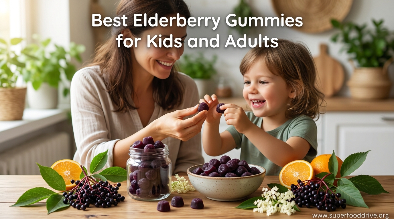 Best Elderberry Gummies for Kids and Adults