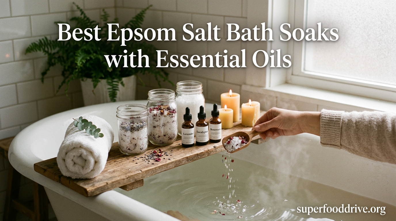 Best Epsom Salt Bath Soaks with Essential Oils