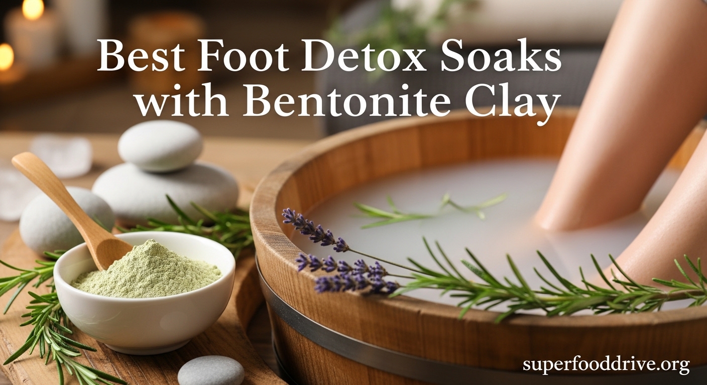 Best Foot Detox Soaks with Bentonite Clay