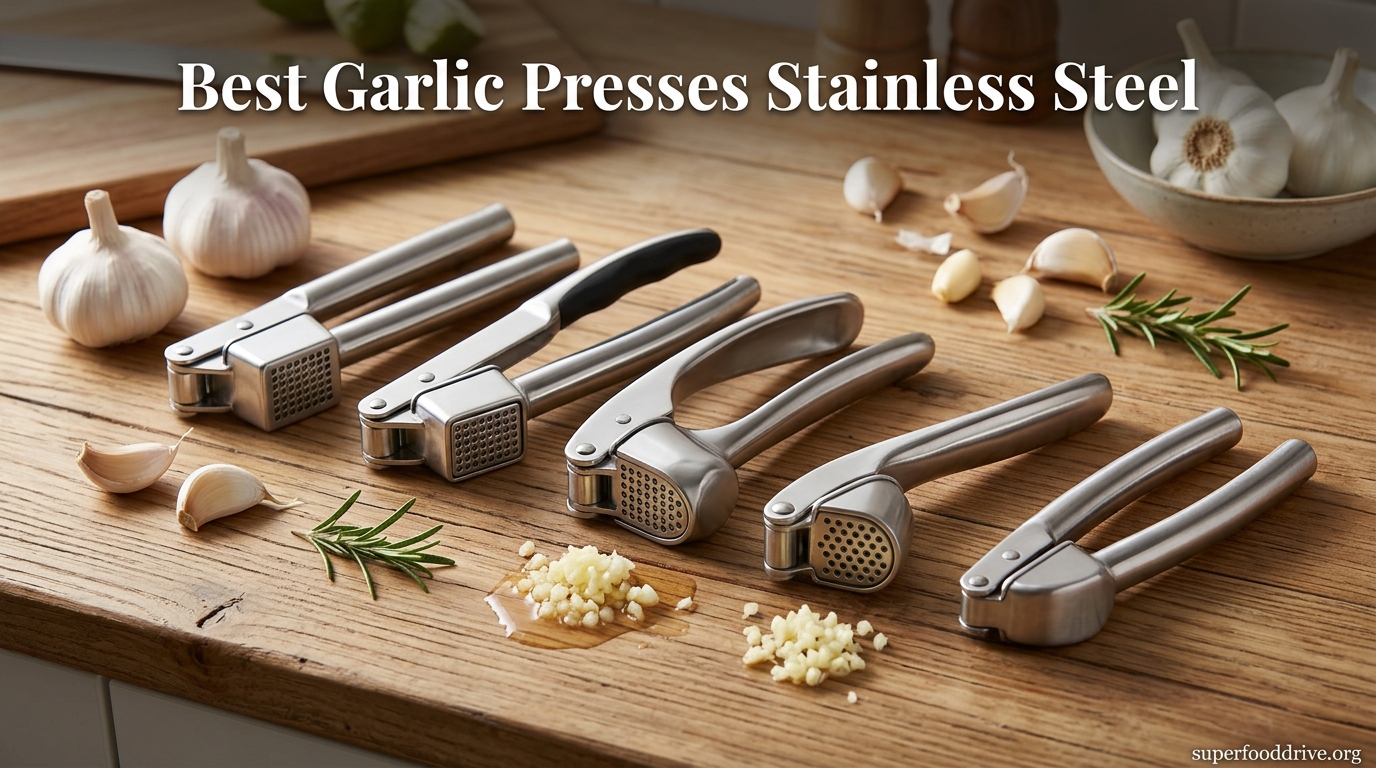 Best Garlic Presses Stainless Steel