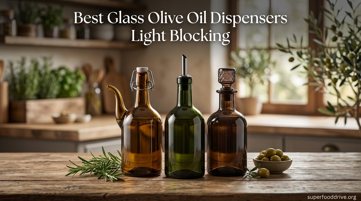 Best Glass Olive Oil Dispensers Light Blocking
