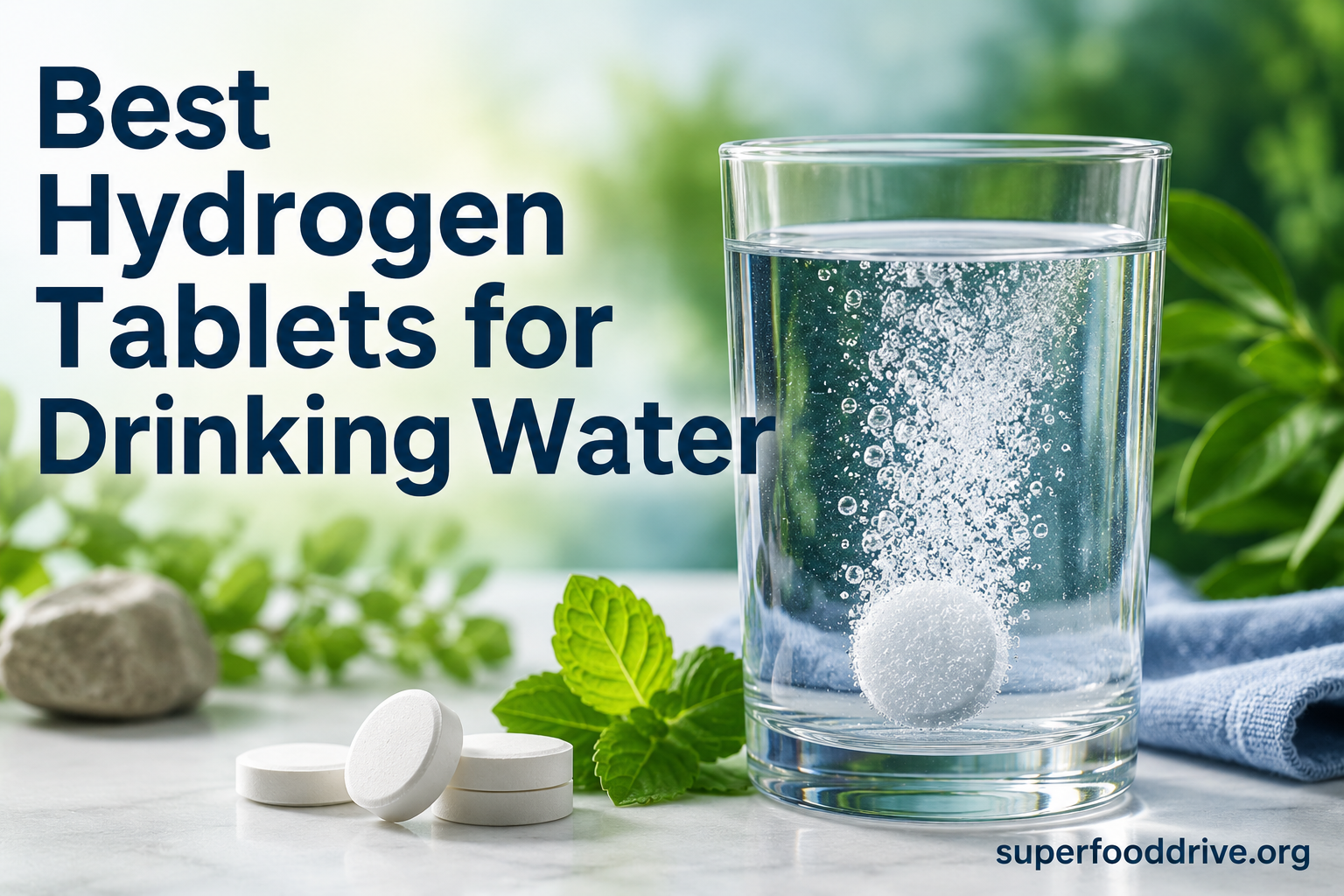 Best Hydrogen Tablets for Drinking Water