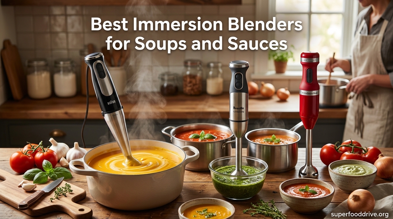 Best Immersion Blenders for Soups and Sauces