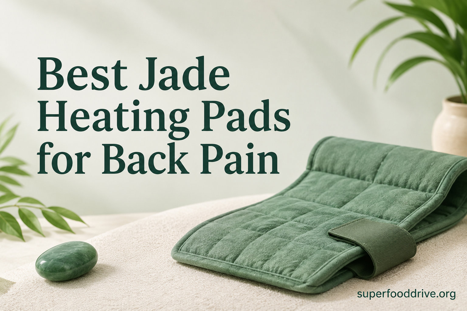 Best Jade Heating Pads for Back Pain