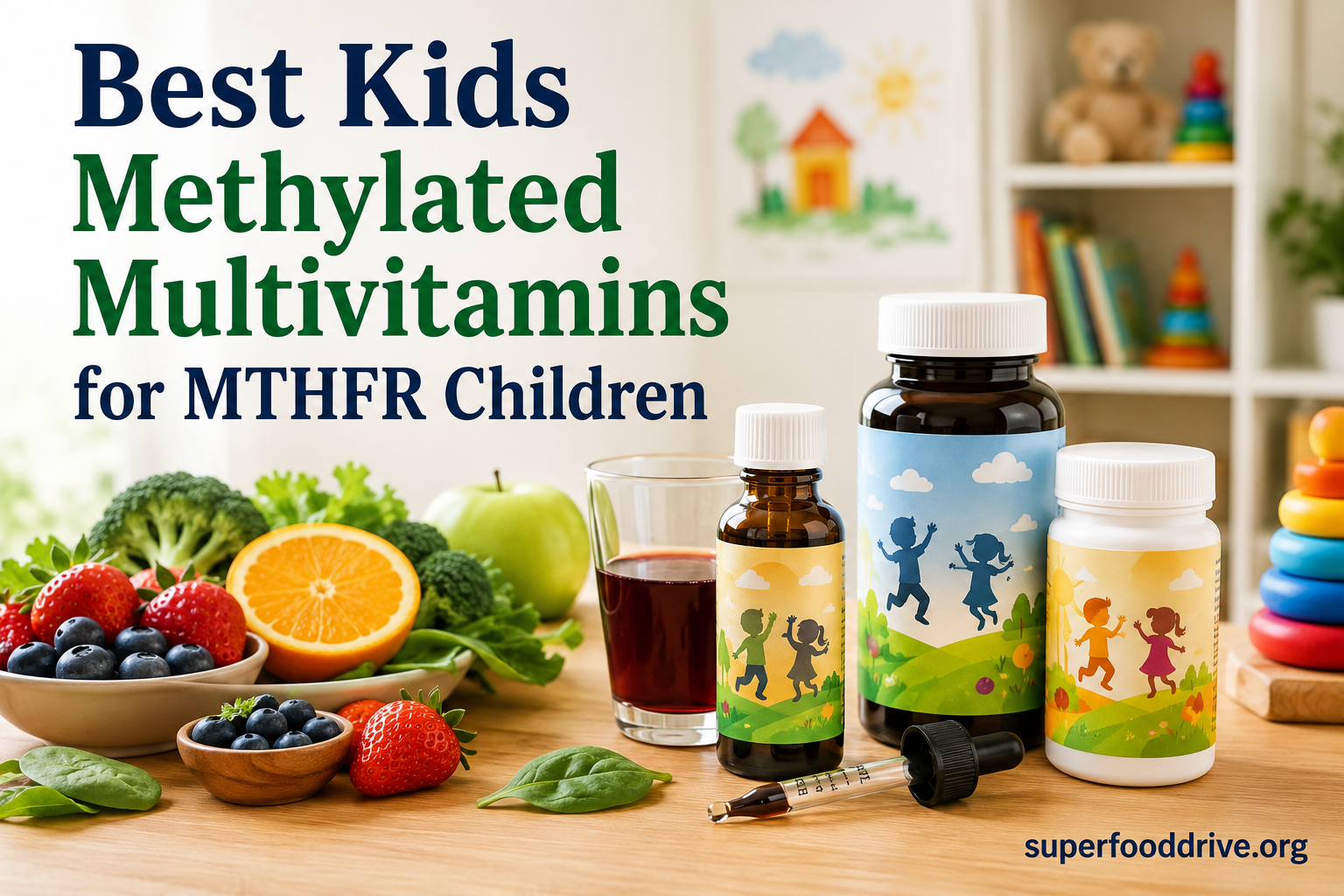 Best Kids Methylated Multivitamins for MTHFR Children
